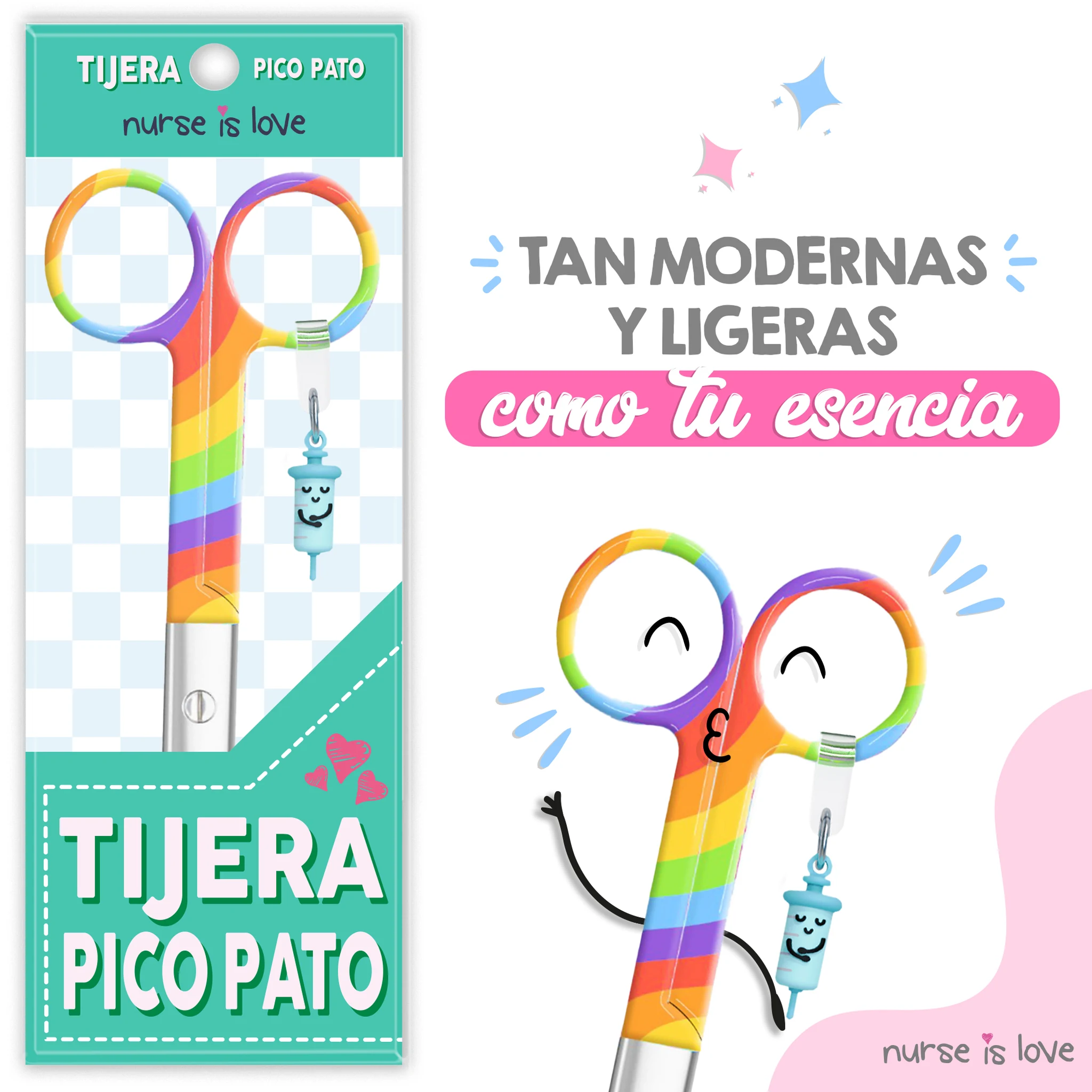 Tijeras Enfermería Pico de Pato LGBT