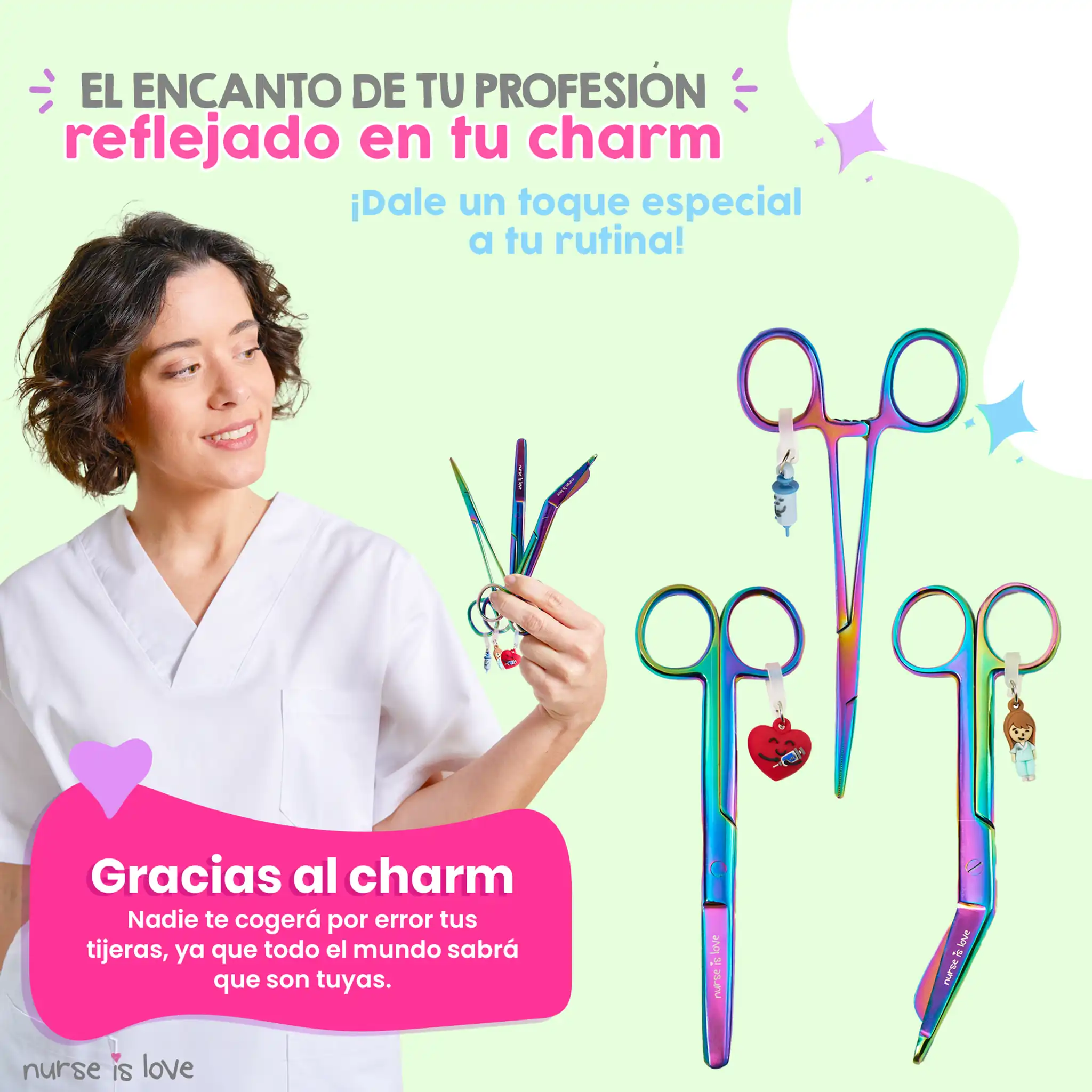 Set de Tijeras de Enfermería y Pinzas Kocher Cromium