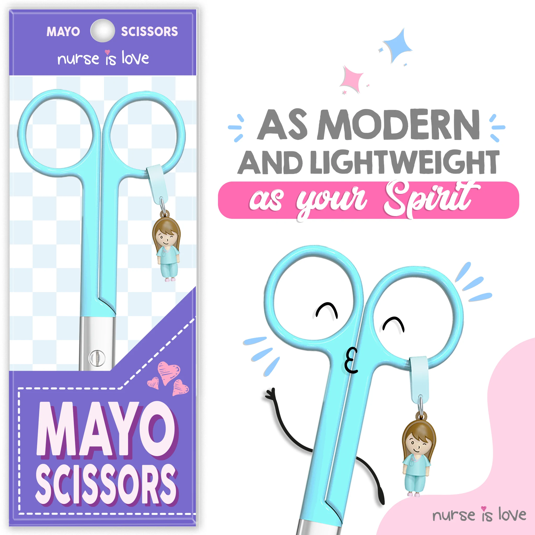 Mayo Aqua Nursing Scissors