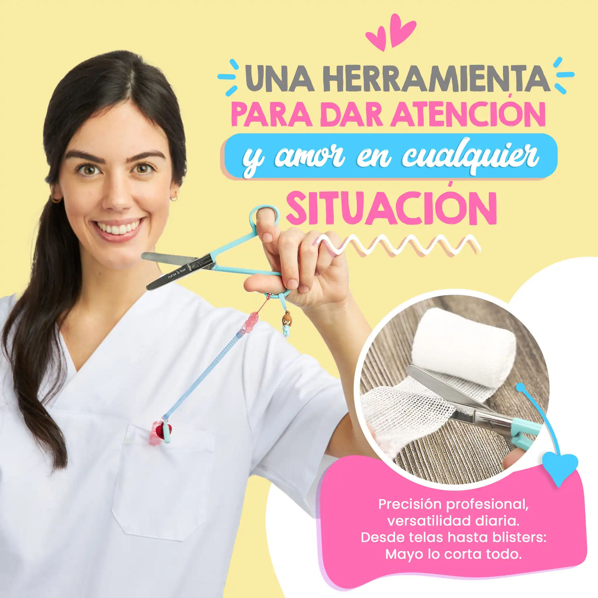 Tijeras Enfermería Mayo Aqua