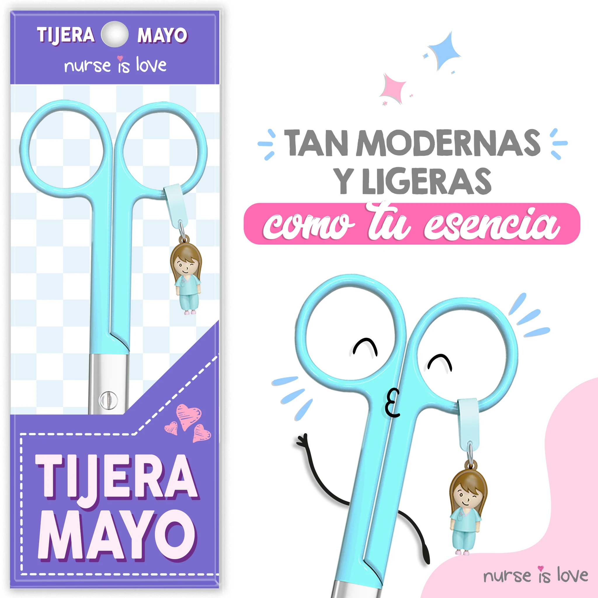Tijeras Enfermería Mayo Aqua