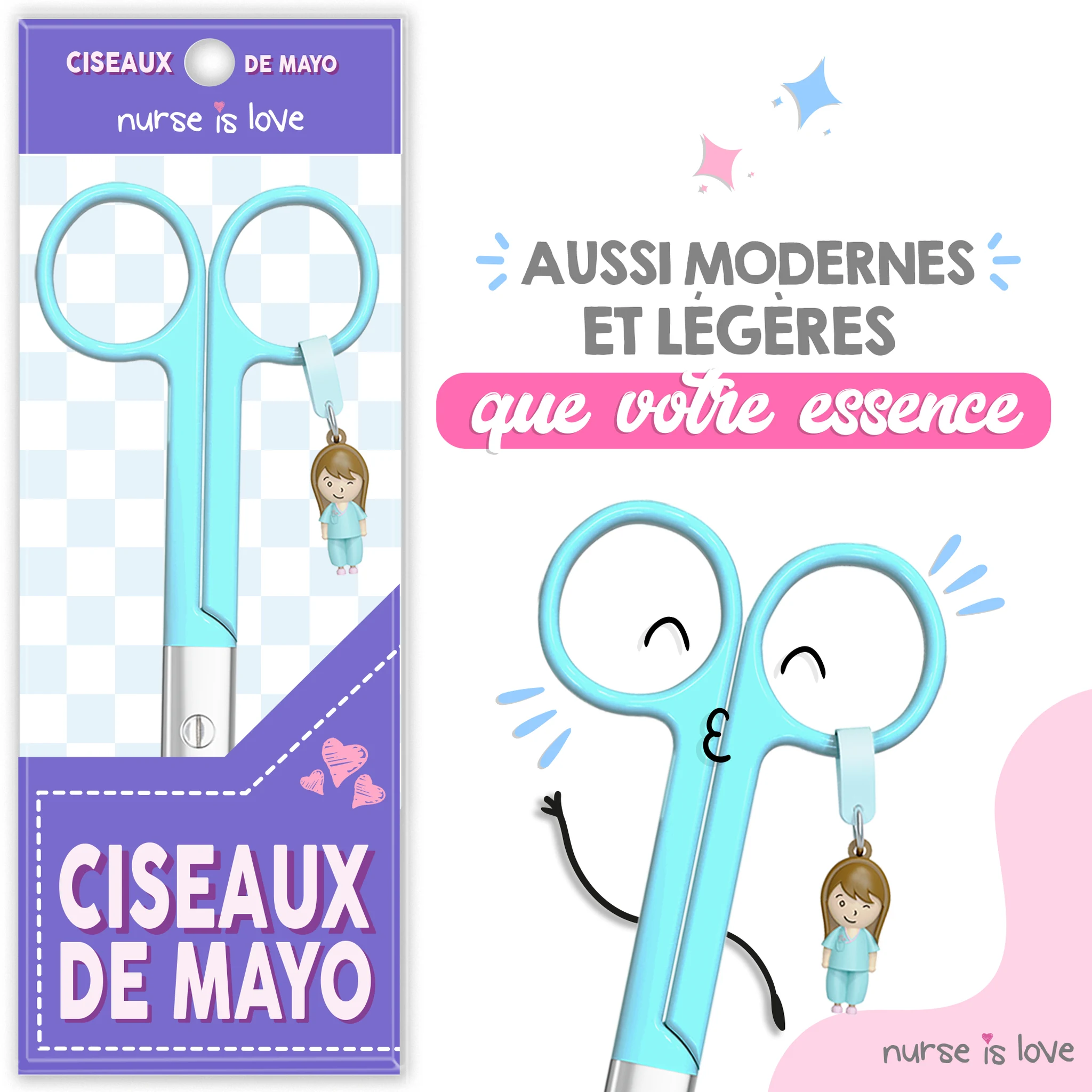 Ciseaux d’Infirmier Mayo Aqua