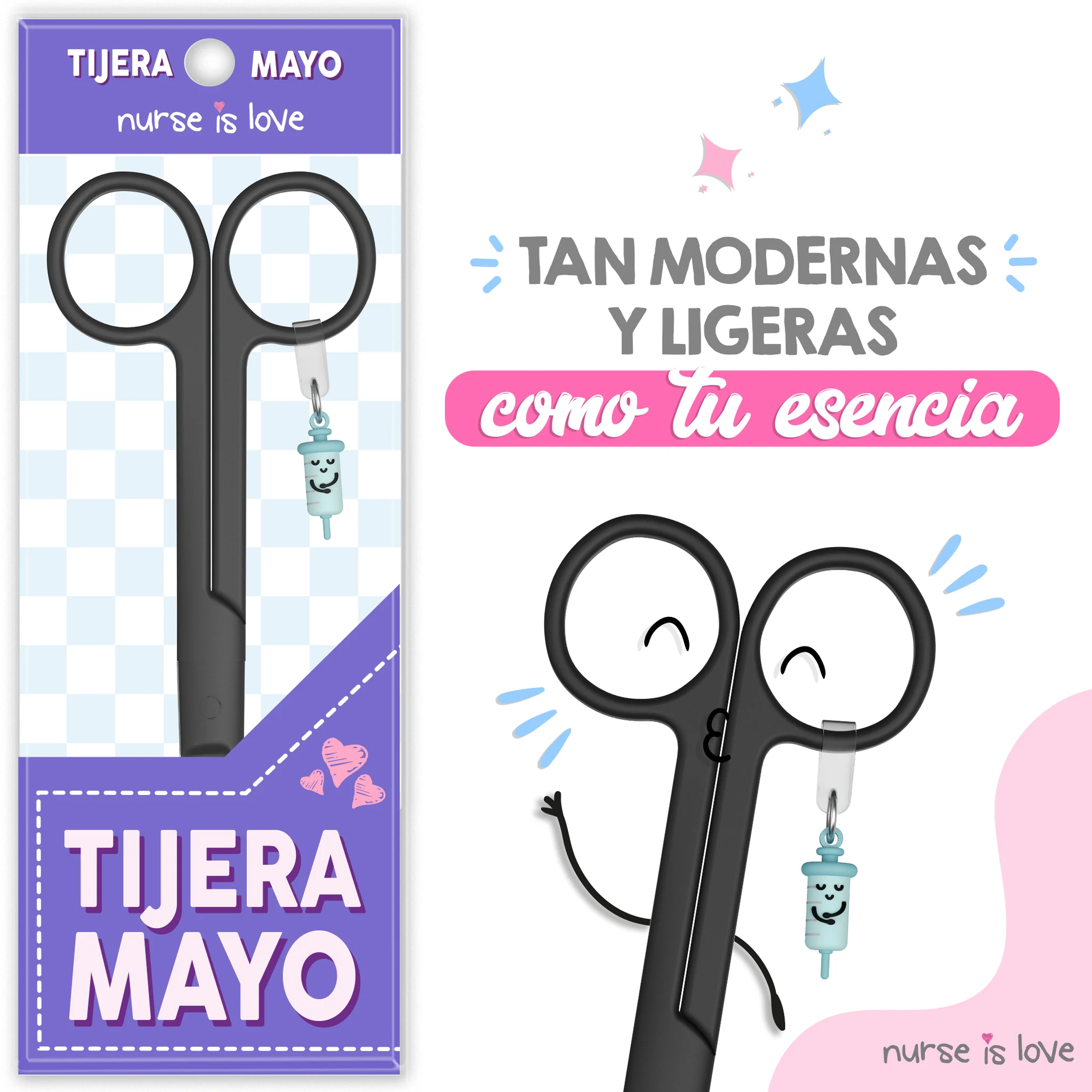 Tijeras Enfermería Mayo Black