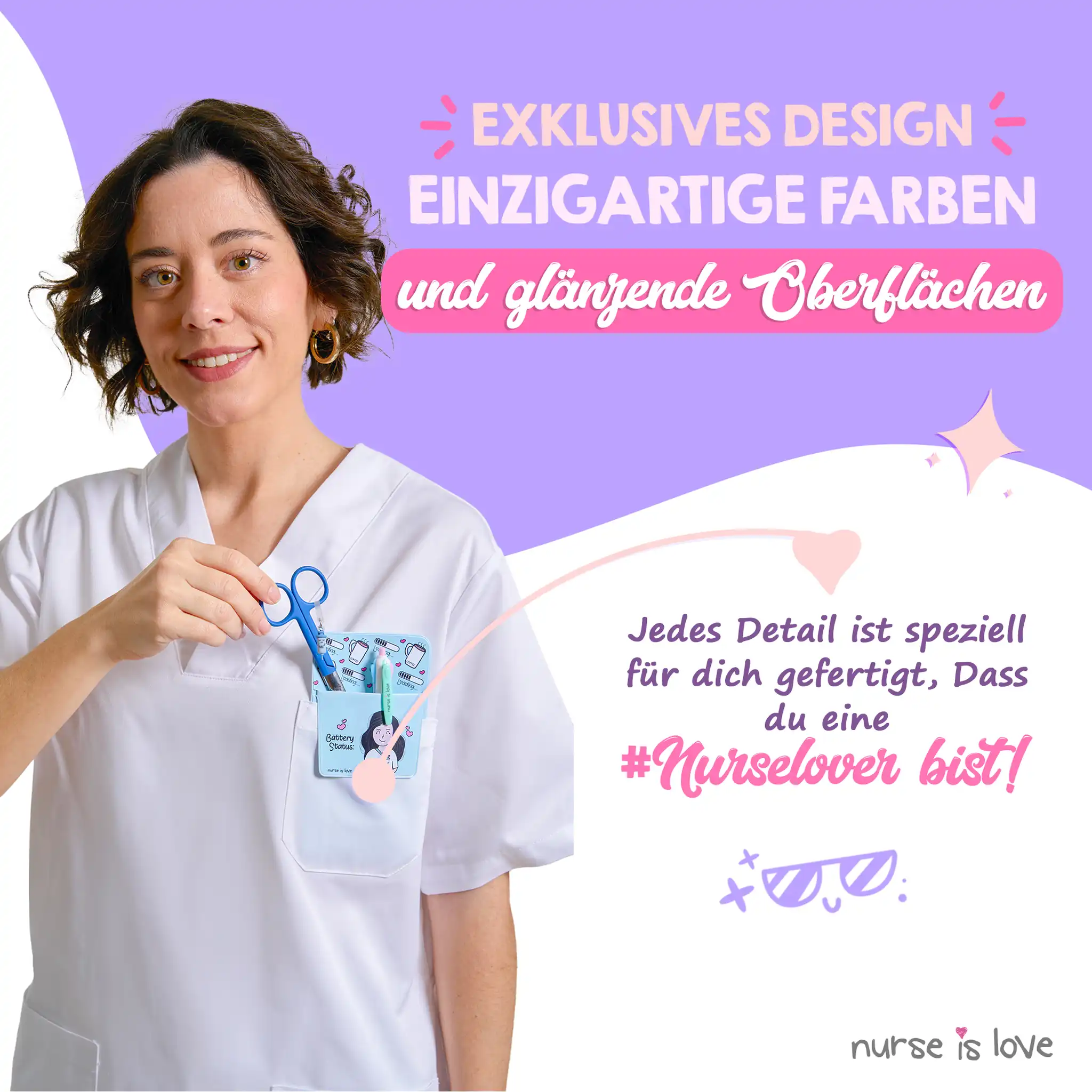 Pflege Schere Mayo Chrom Blau