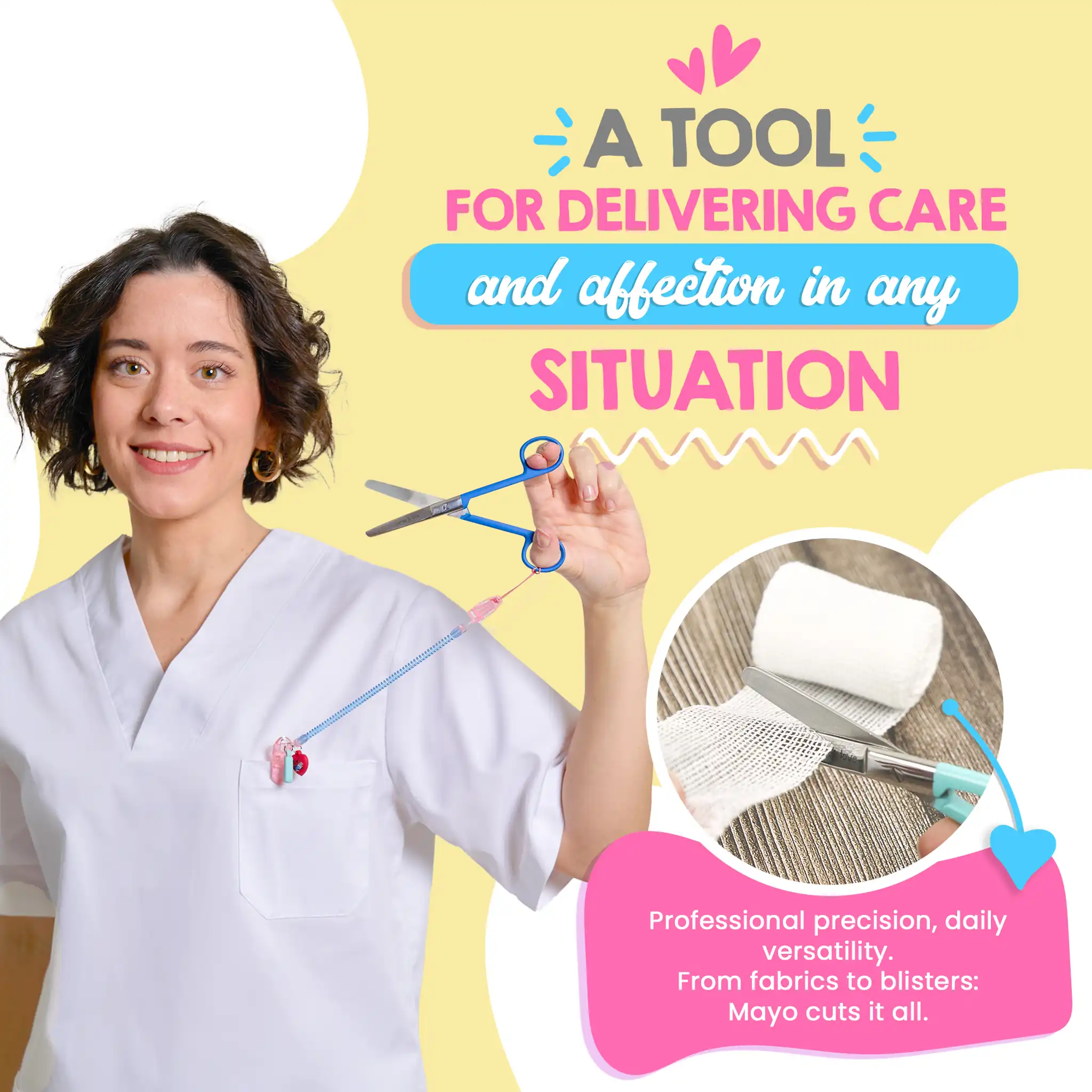 Mayo Blue Nursing Scissors