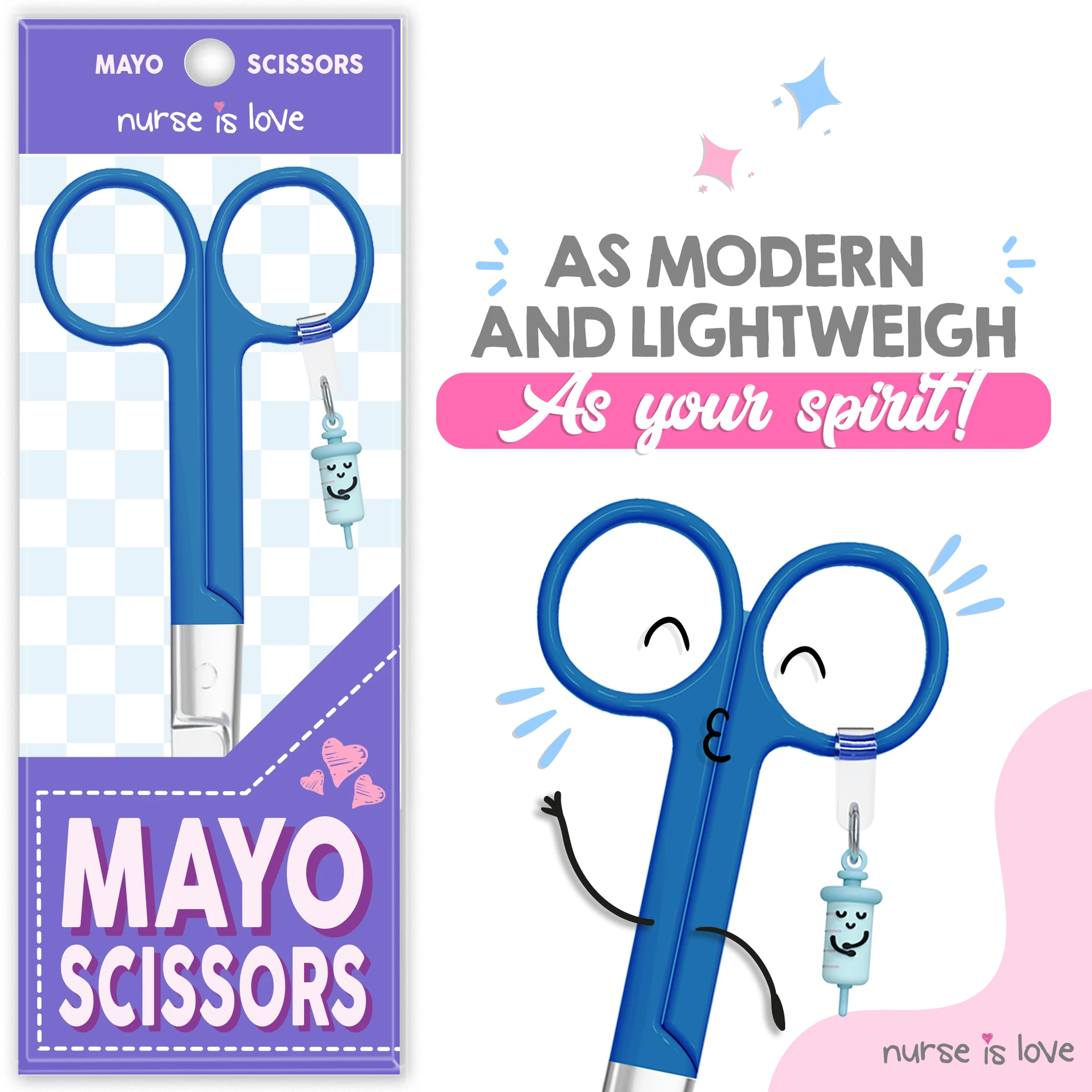 Mayo Blue Nursing Scissors