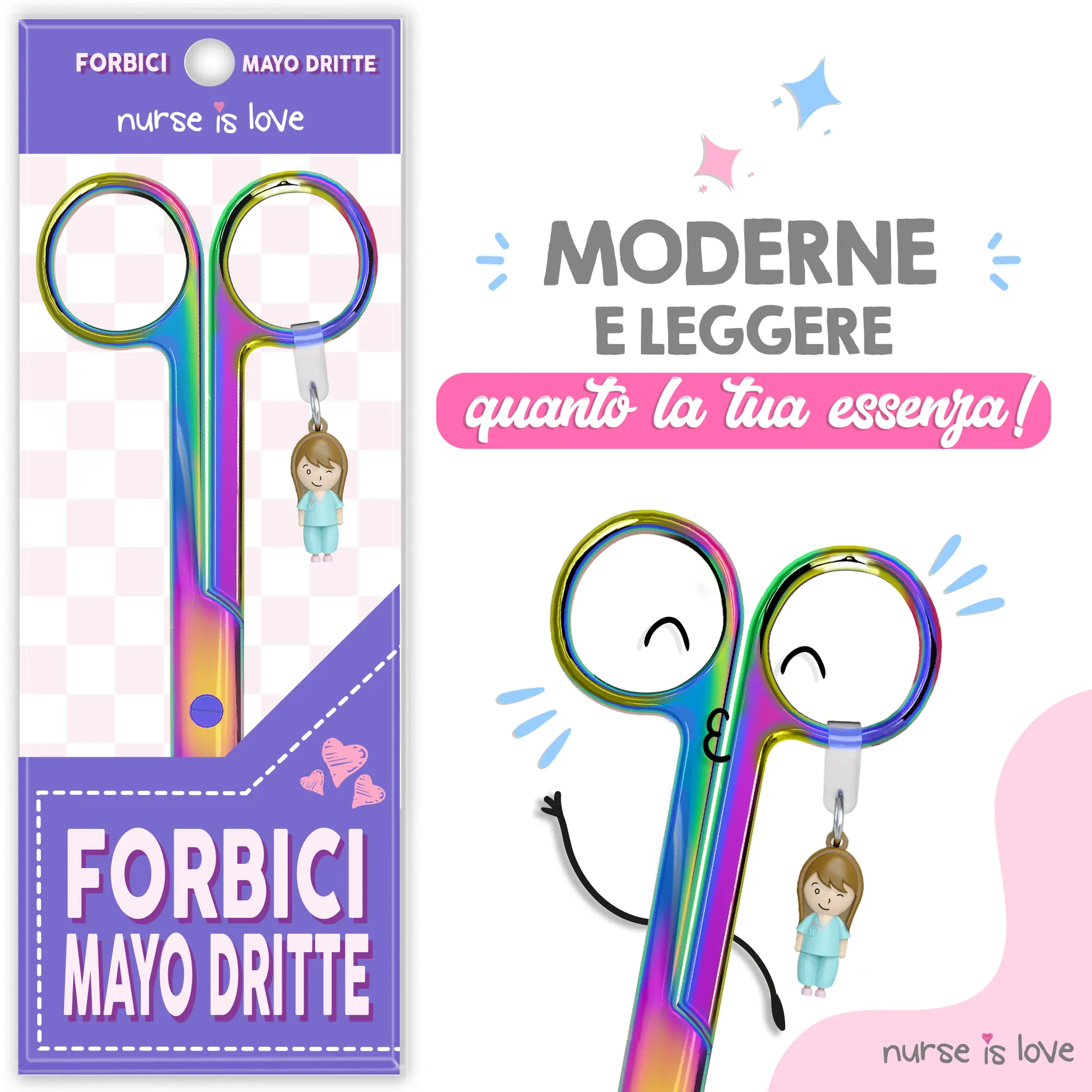 Forbici Infermieristiche Mayo Cromium