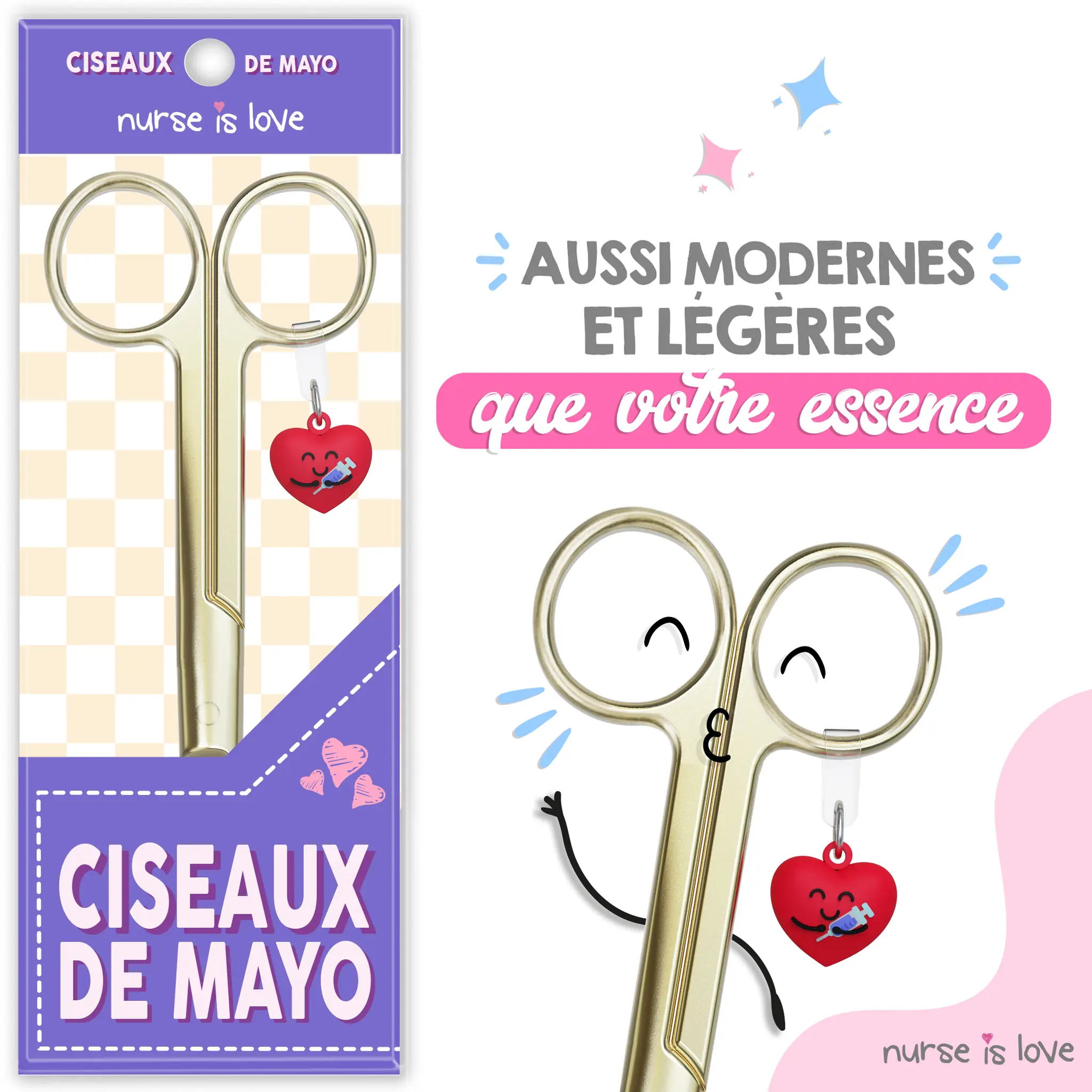 Ciseaux d’Infirmier Mayo Or