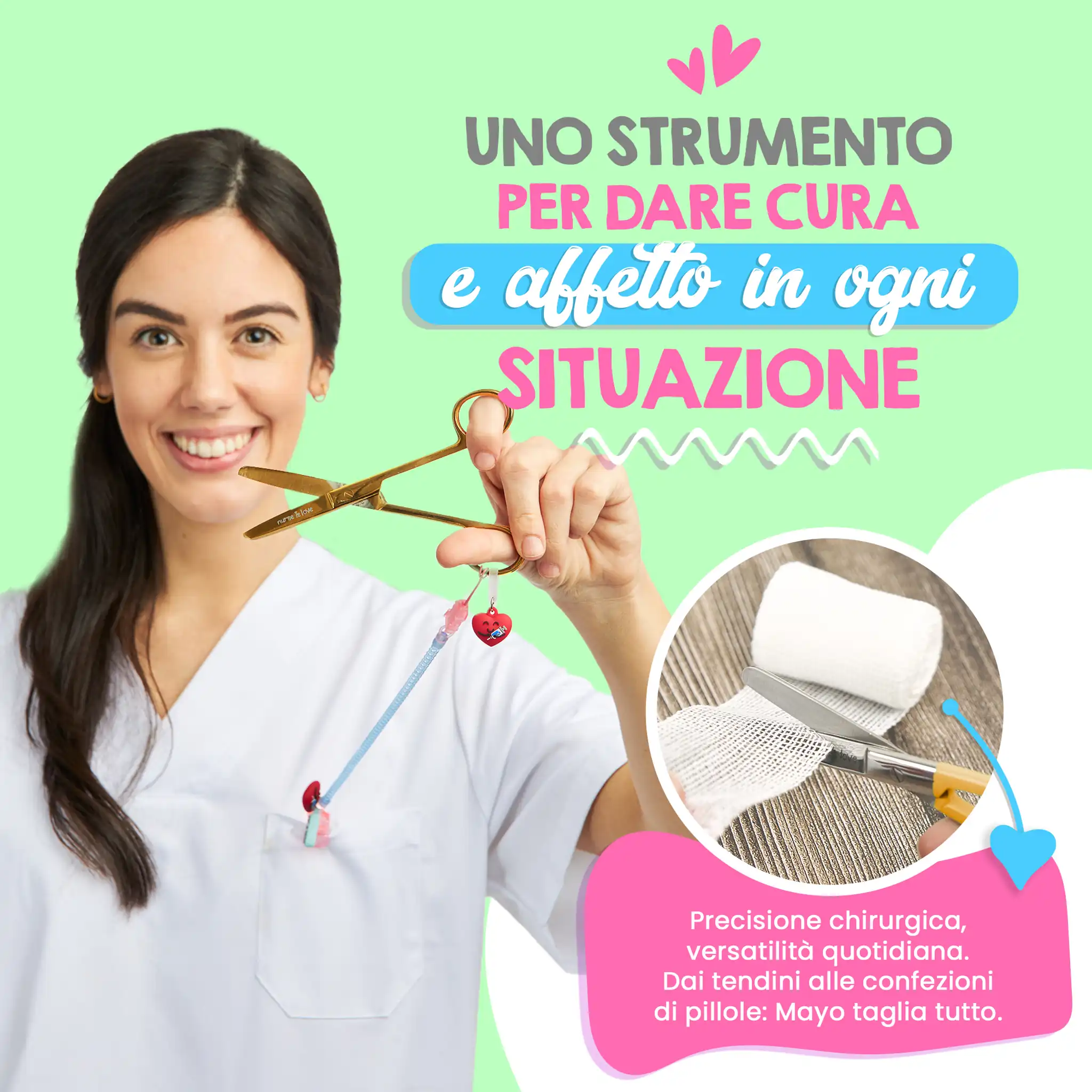 Forbici Infermieristiche Mayo Gold
