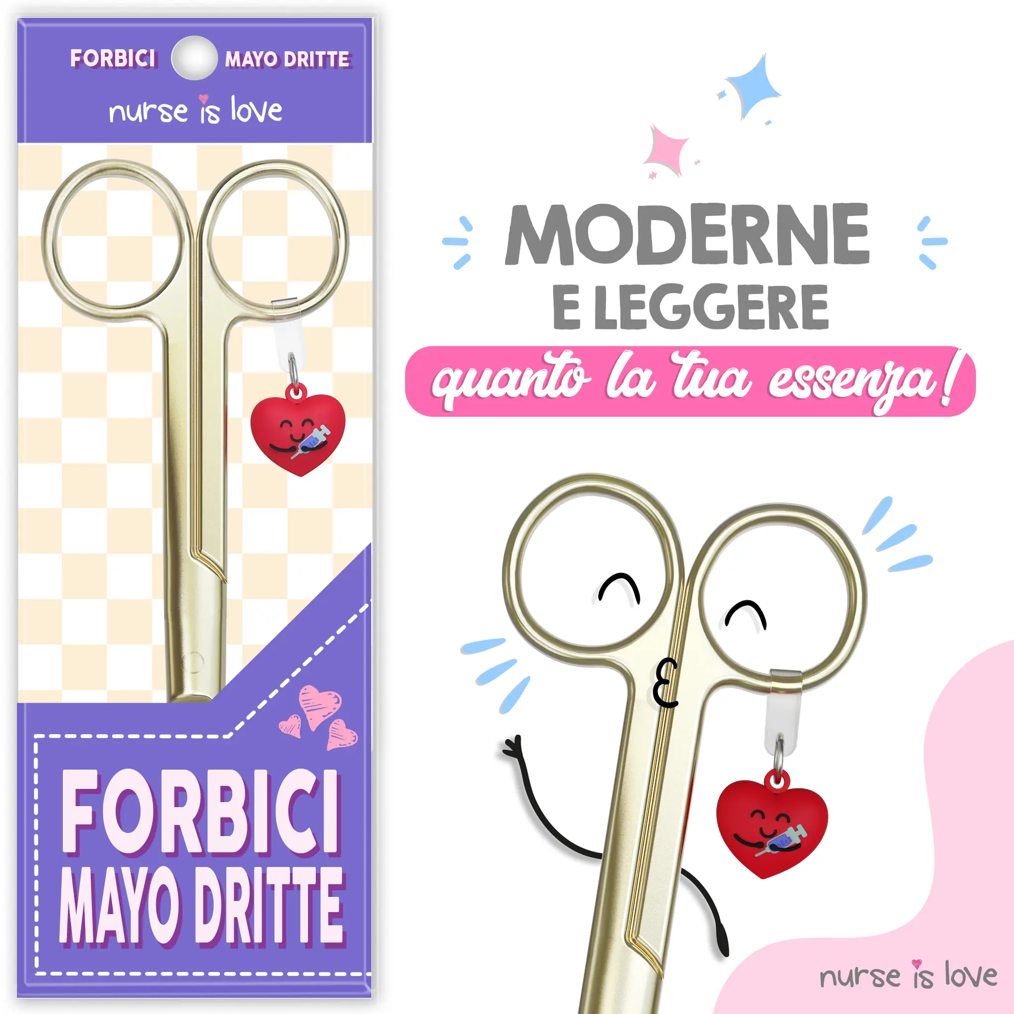 Forbici Infermieristiche Mayo Gold