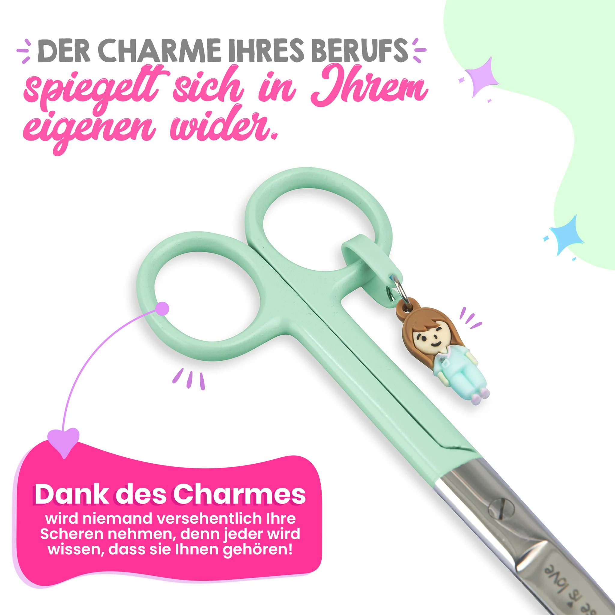 Pflege Schere Mayo Grün