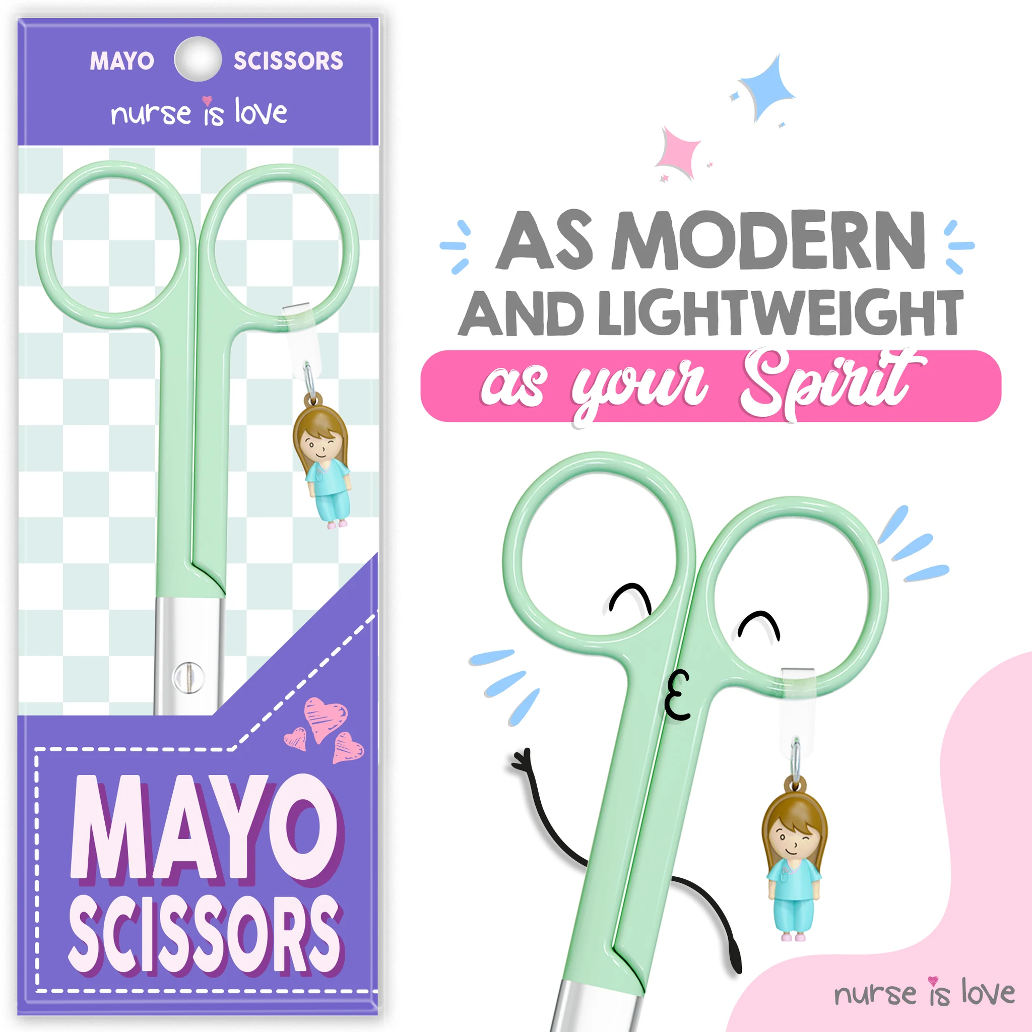 Mayo Green Nursing Scissors