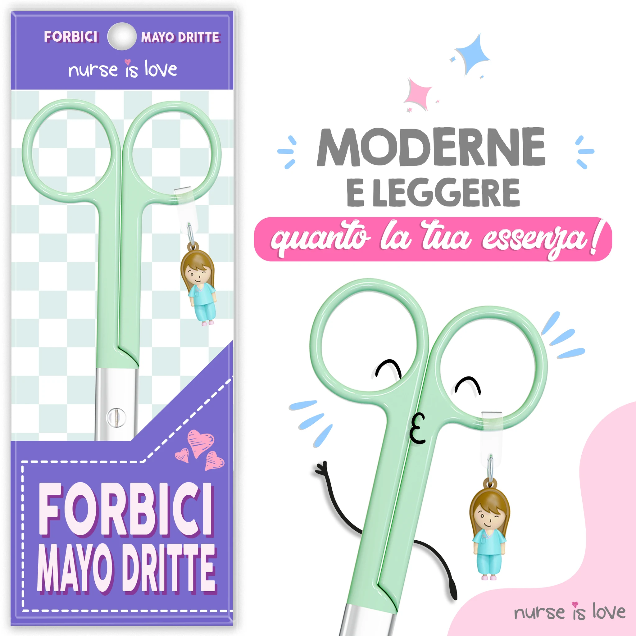 Forbici da Infermiera Mayo Verdi