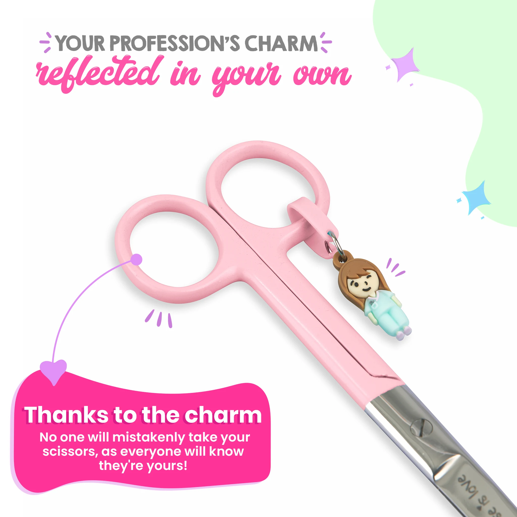 Mayo Pink Nursing Scissors