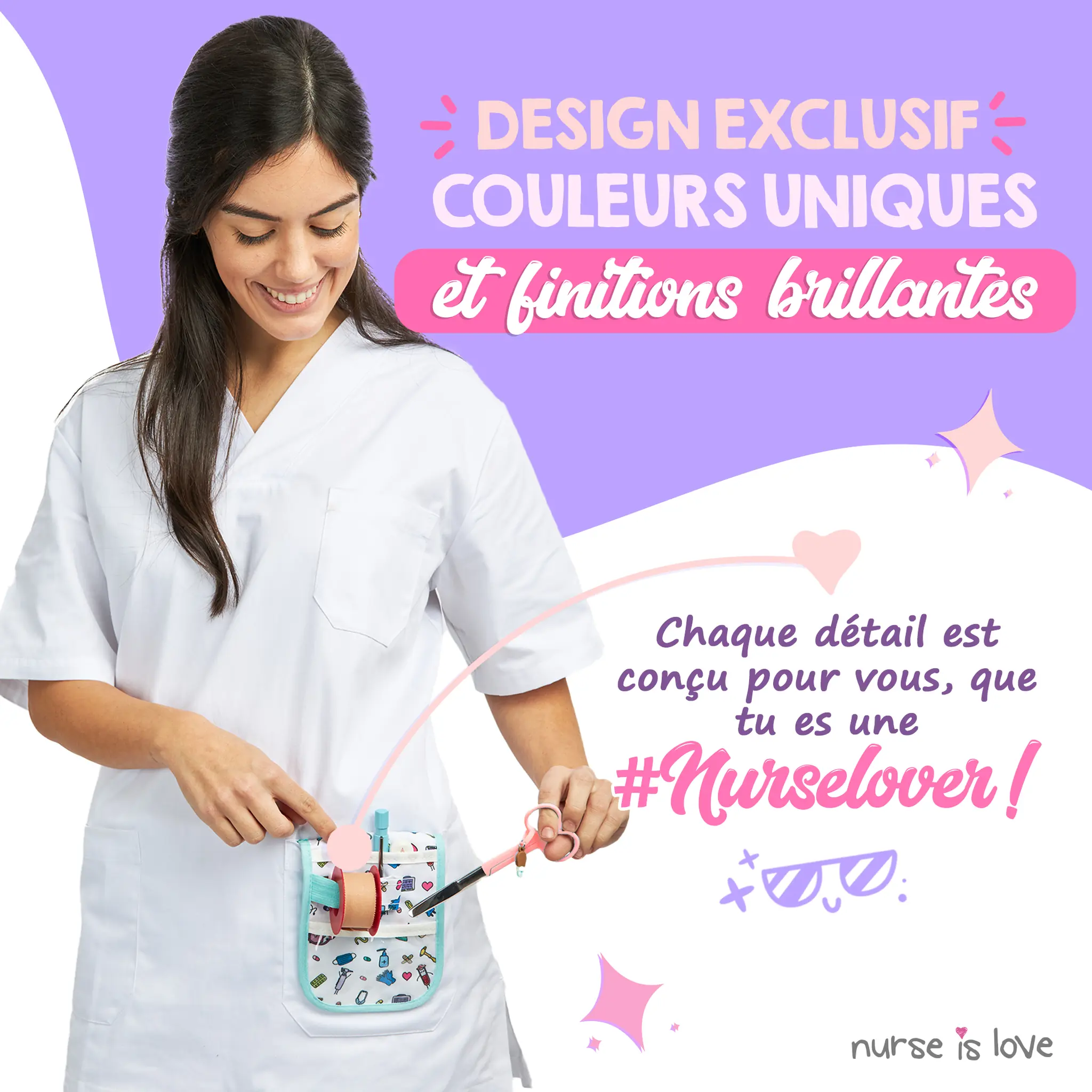 Ciseaux d’Infirmier Mayo Roses