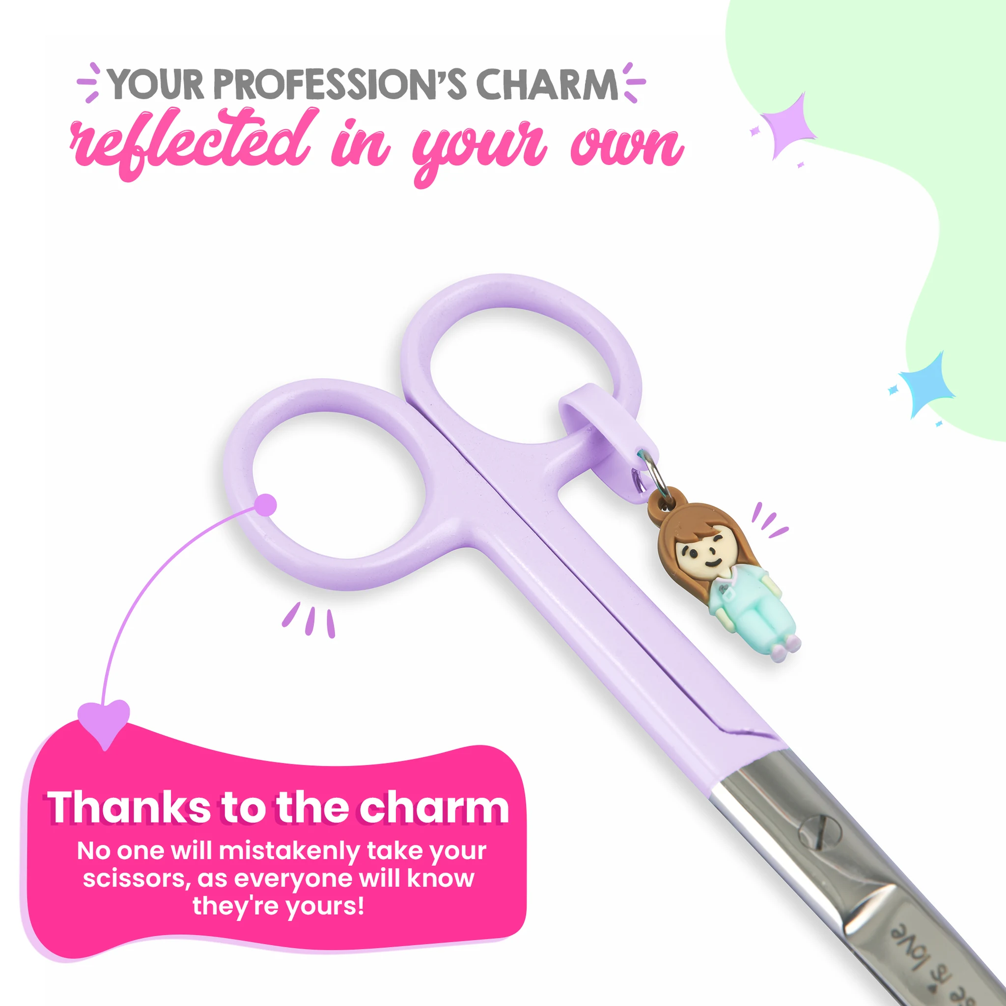 Mayo Purple Nursing Scissors