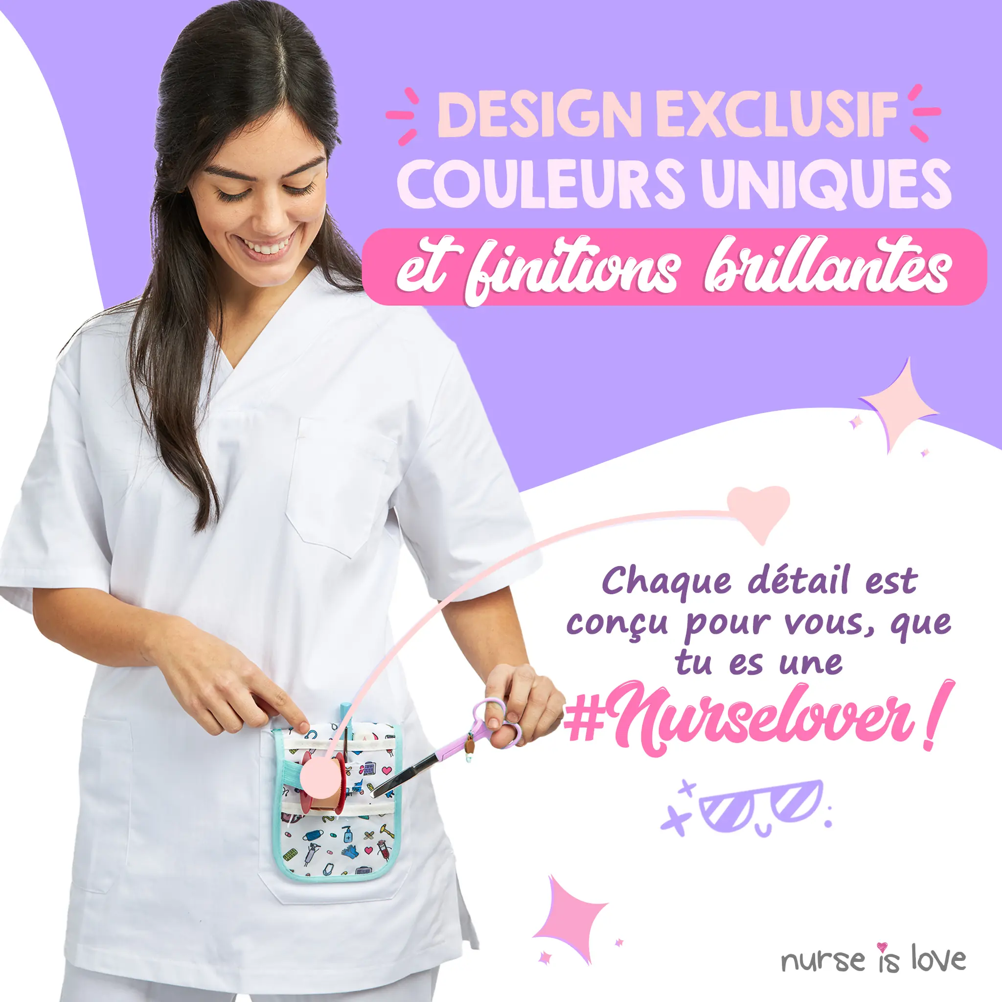 Ciseaux d’Infirmier Mayo Violets