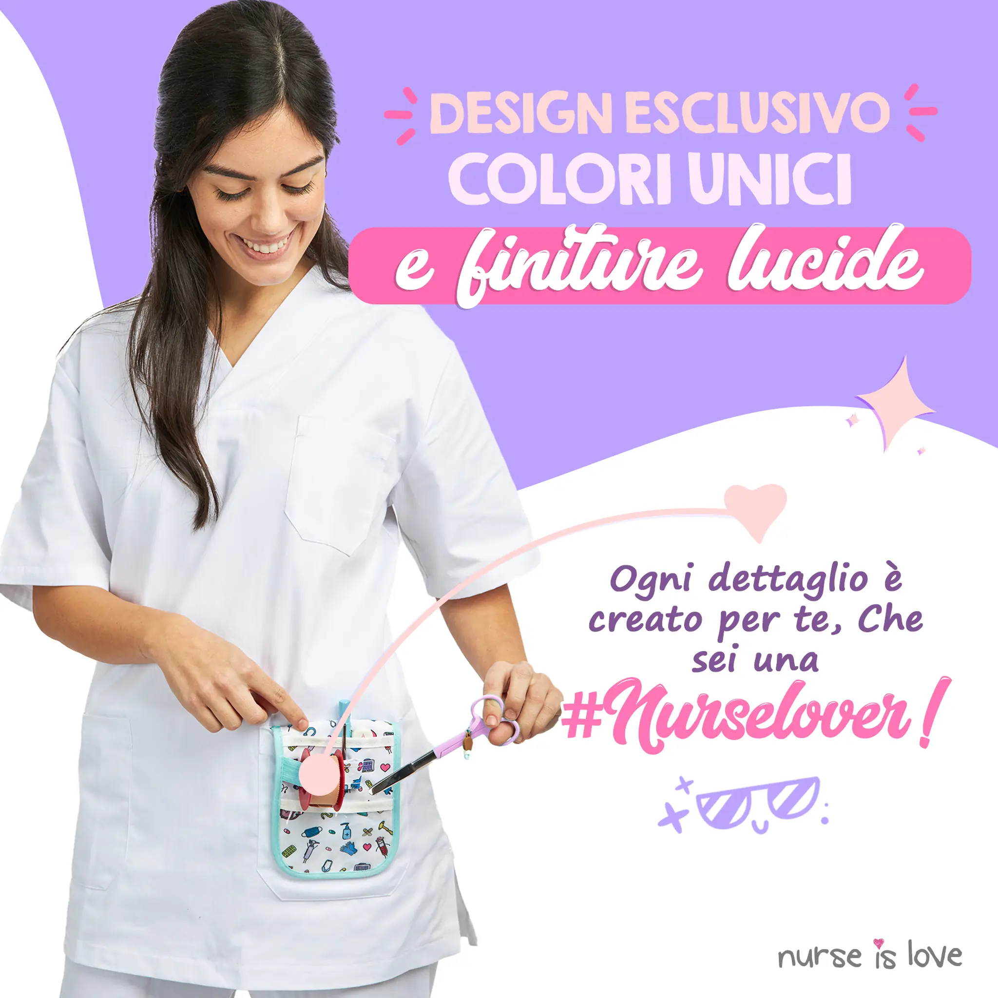Forbici Infermieristiche Mayo Viola