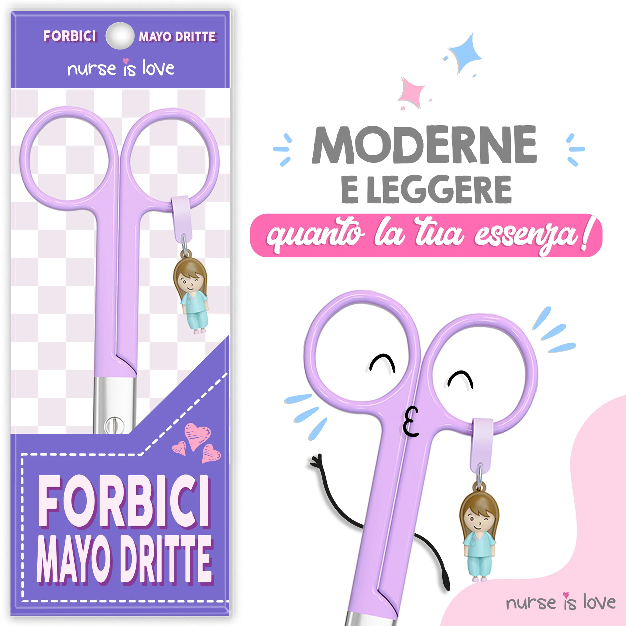 Forbici Infermieristiche Mayo Viola