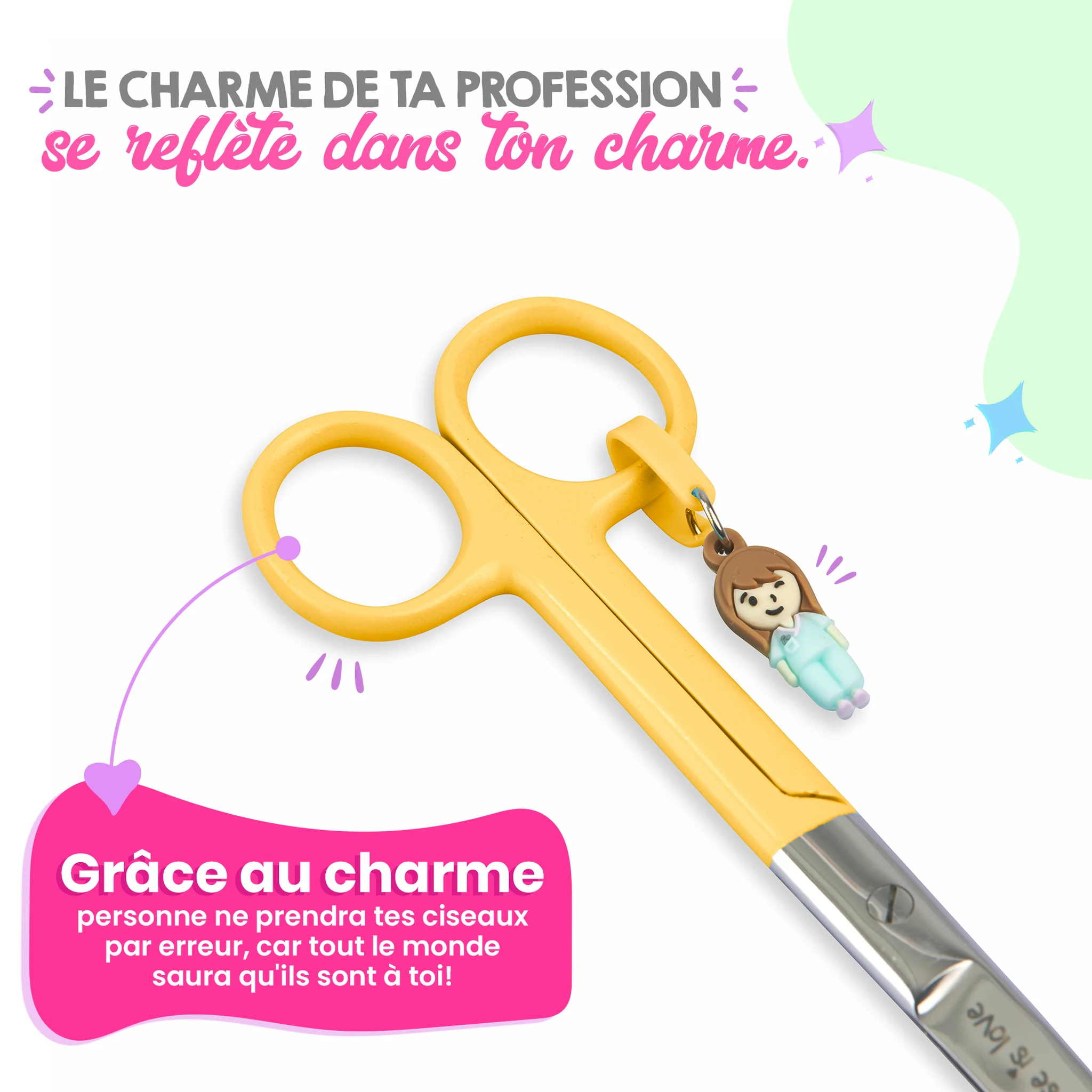 Ciseaux Infirmiers Mayo Jaunes