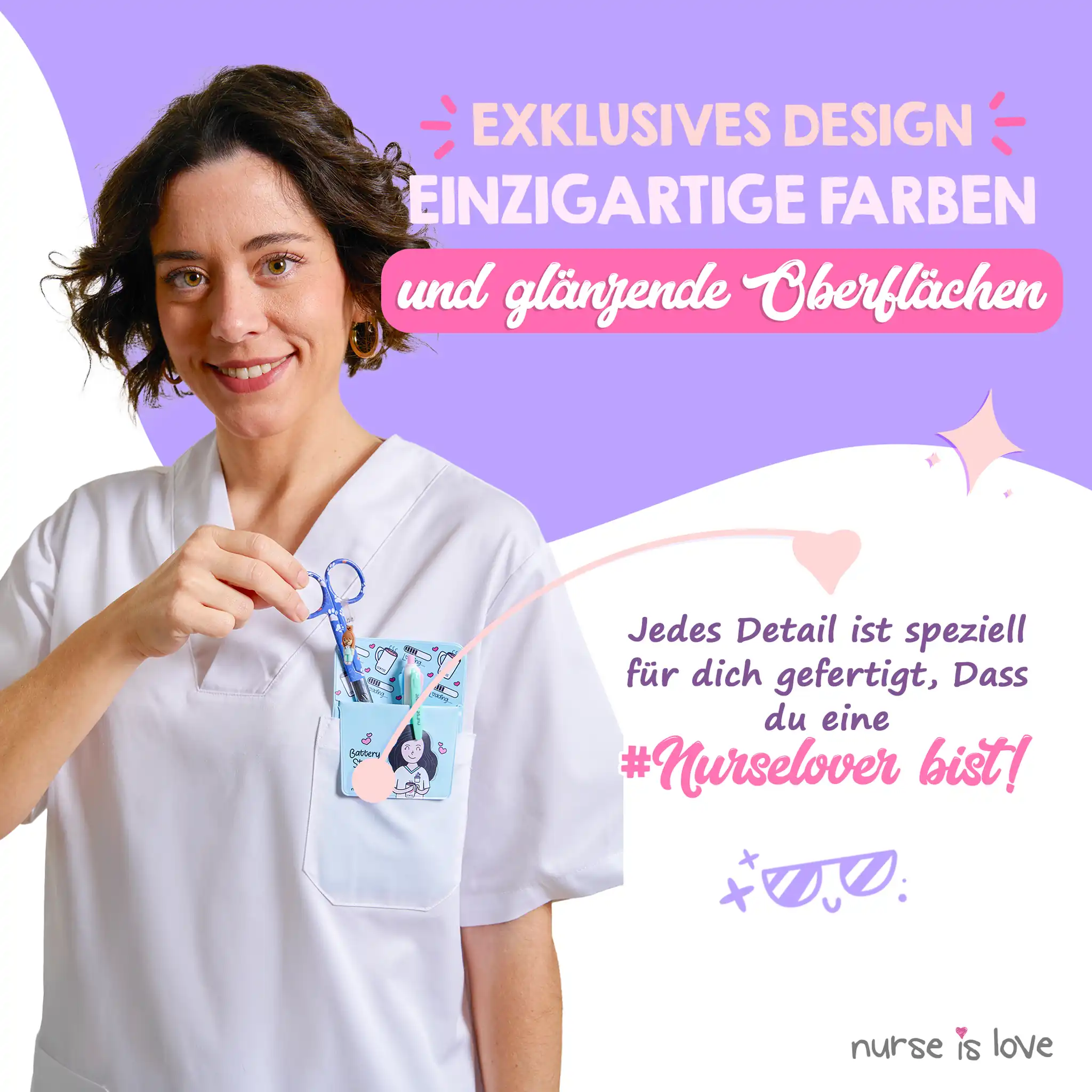 Pflege Schere Mayo Blaue Pfotenabdrücke