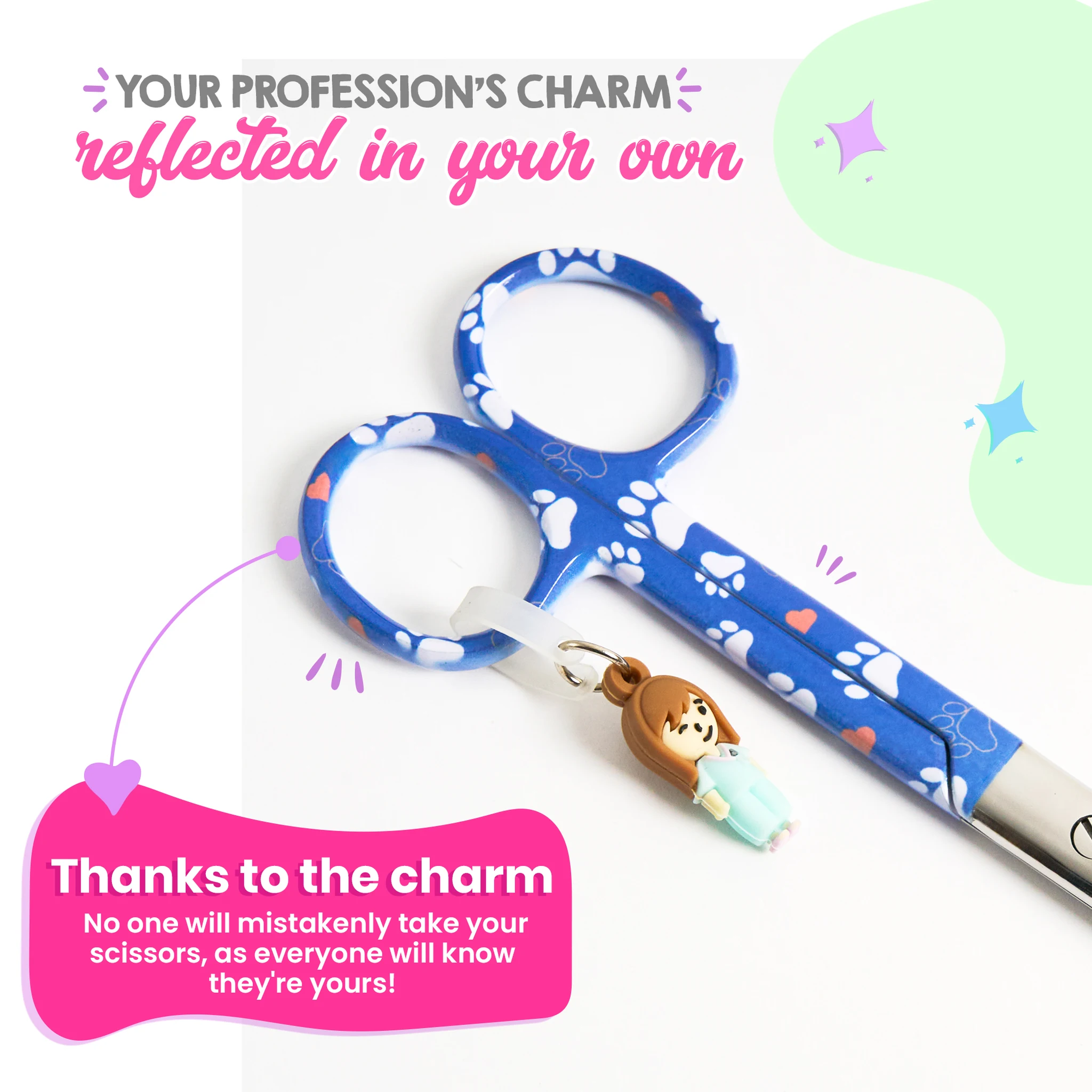 Mayo Blue Dog Paw Nursing Scissors