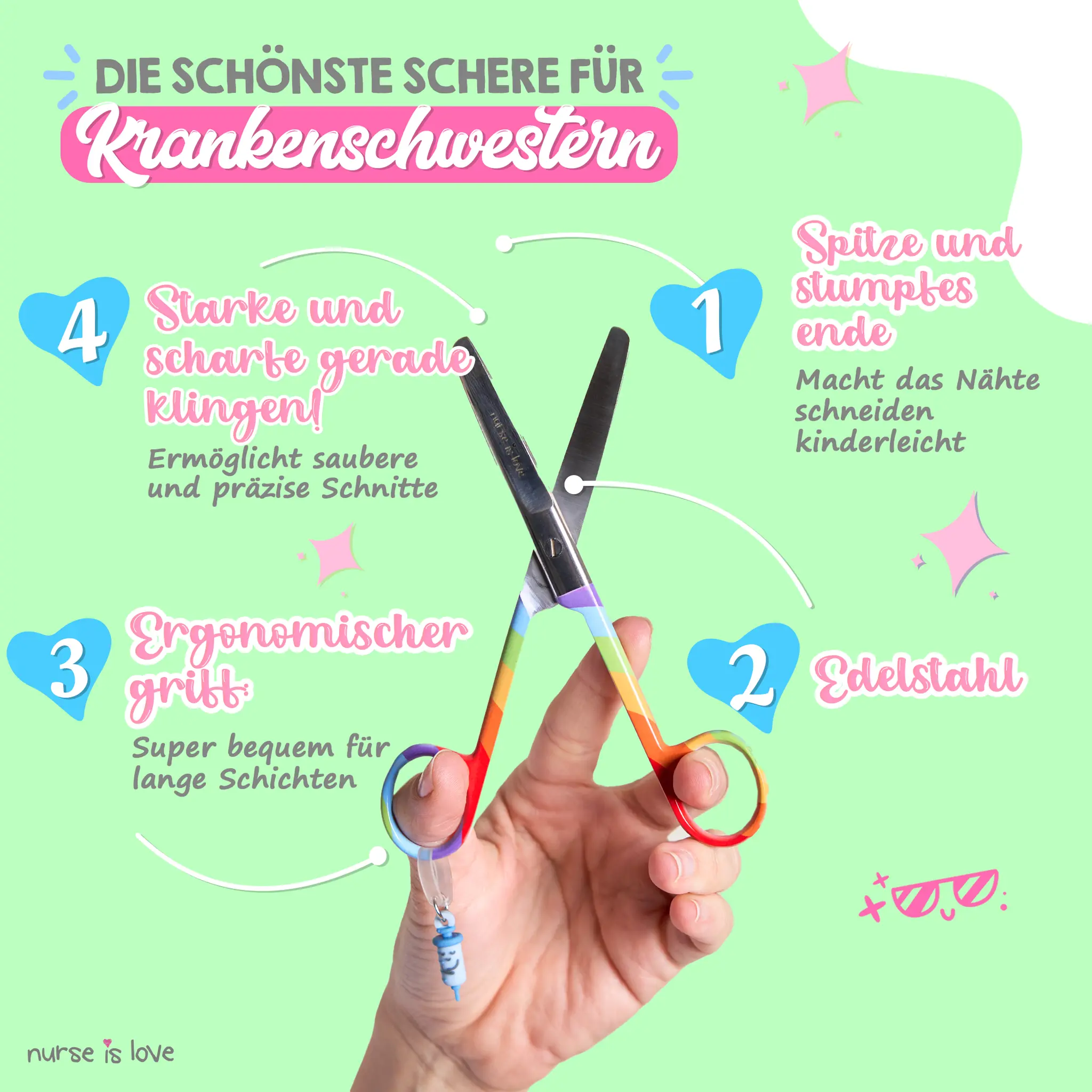 Pflege Schere Mayo LGBT