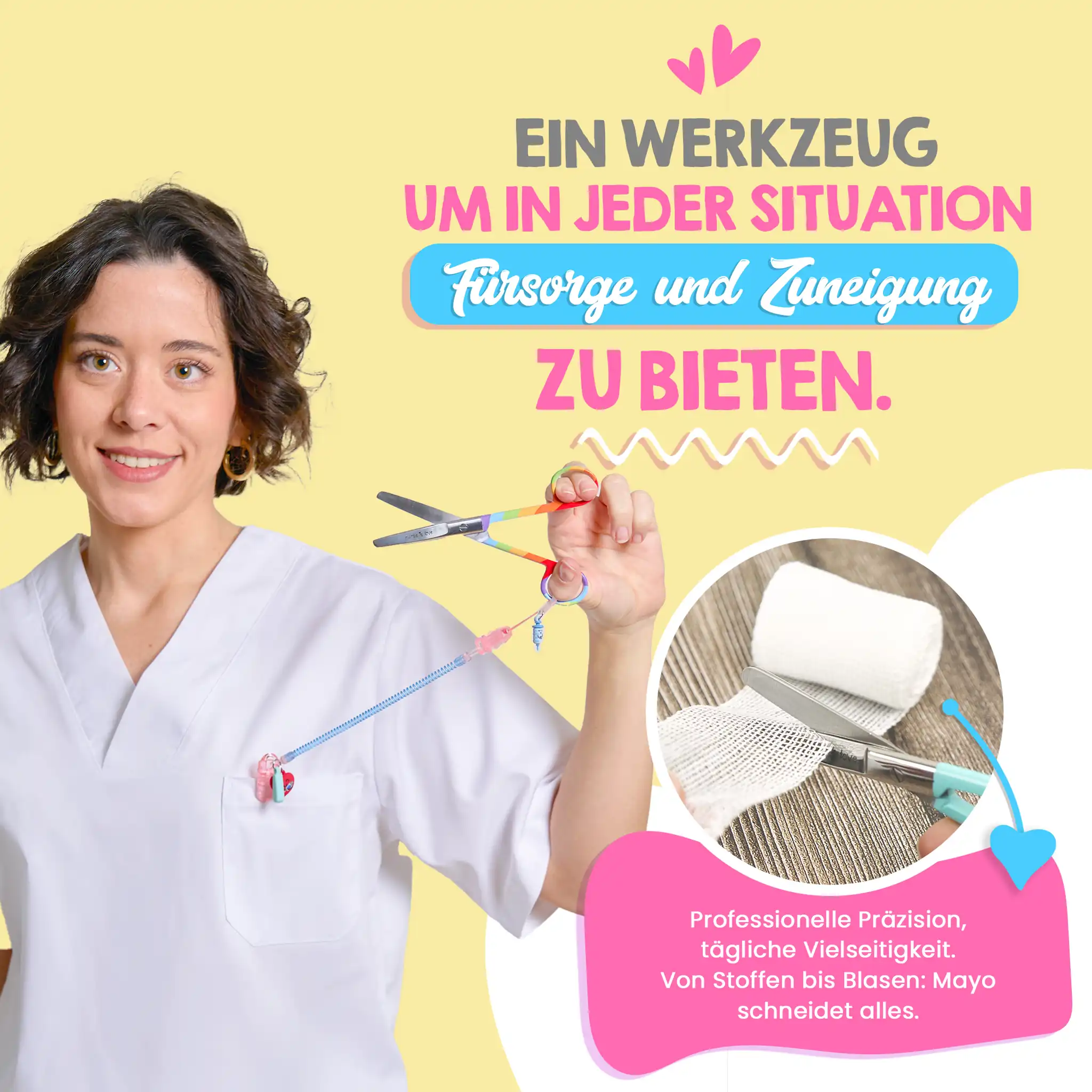 Pflege Schere Mayo LGBT