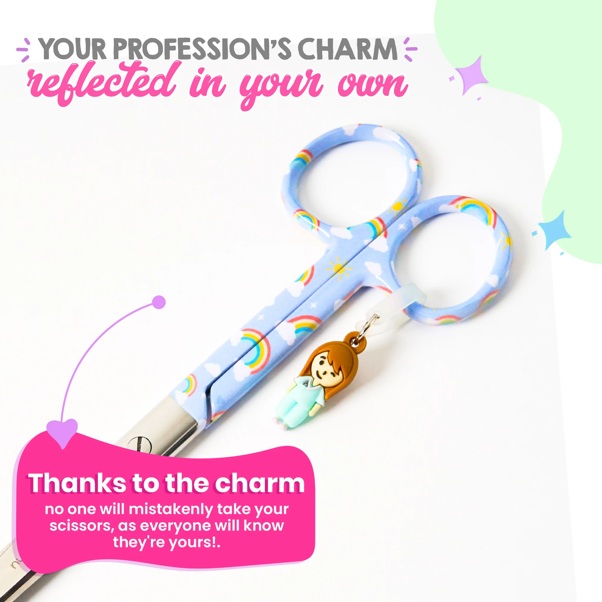 Mayo Rainbow Nursing Scissors