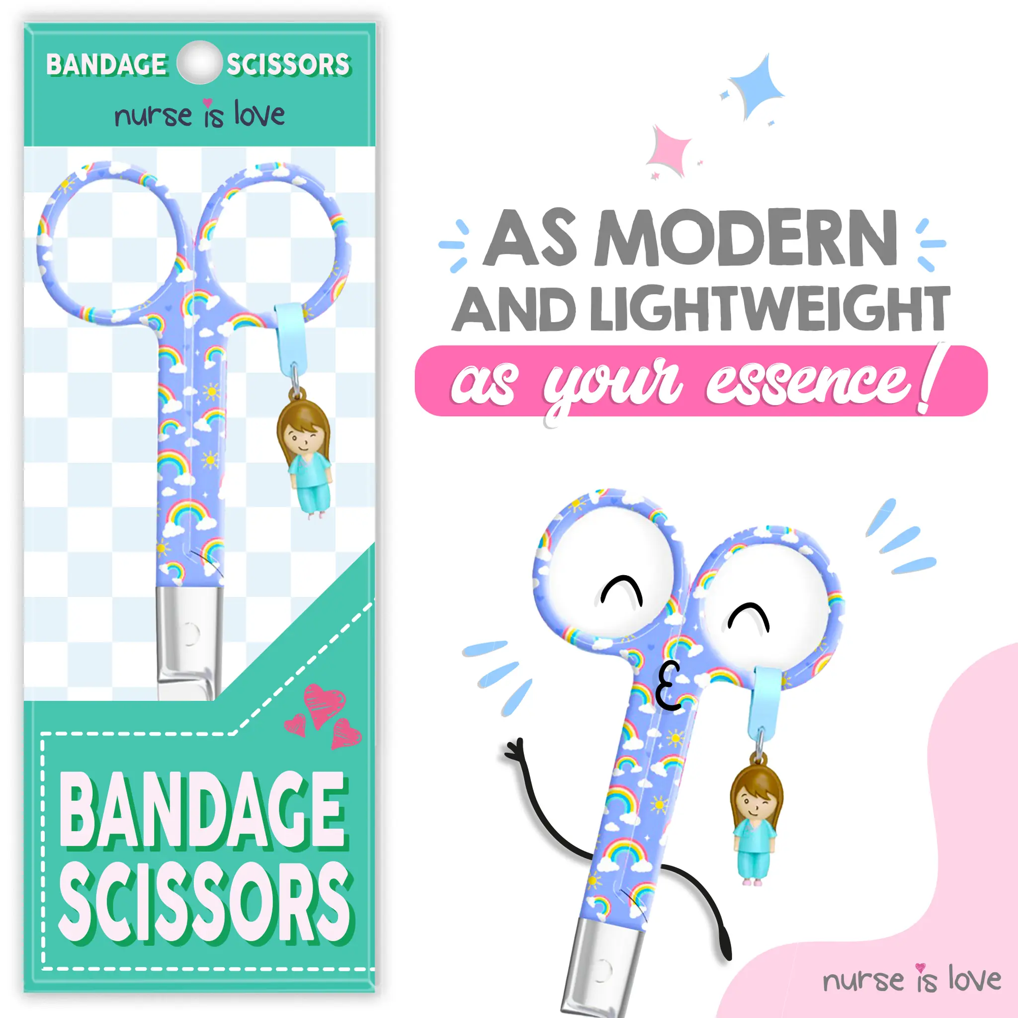 Mayo Rainbow Nursing Scissors
