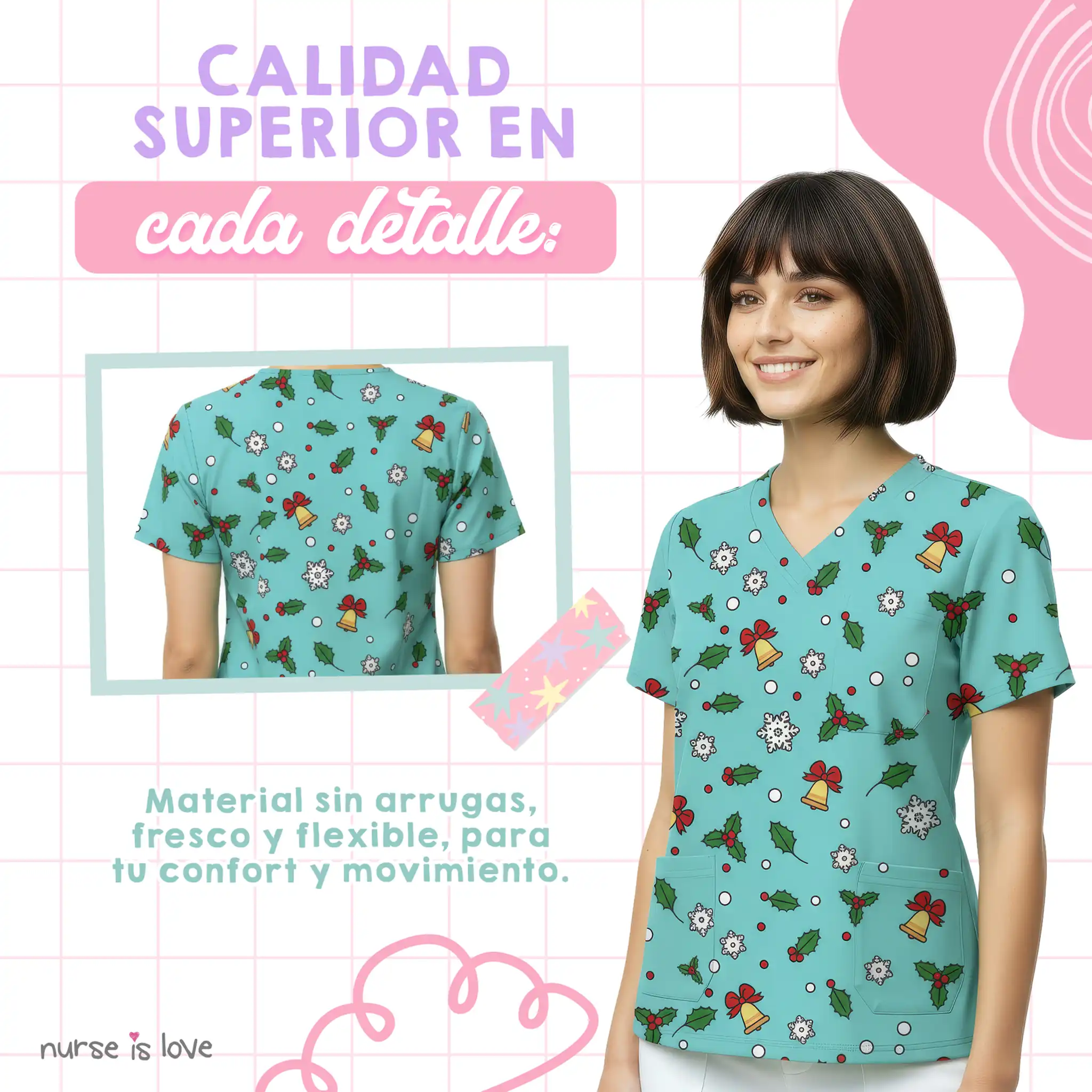 Casaca Aqua Navidad