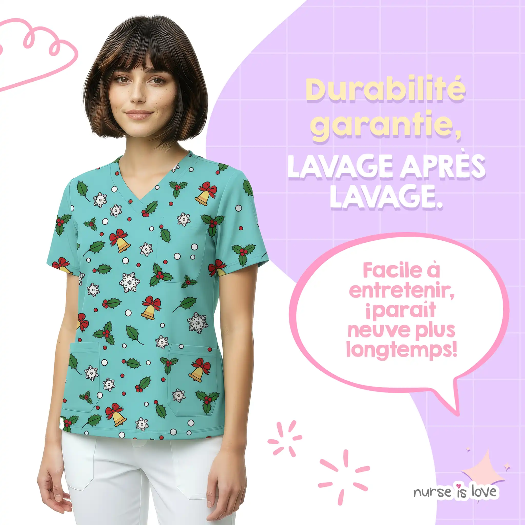 Tunique Aqua Noël