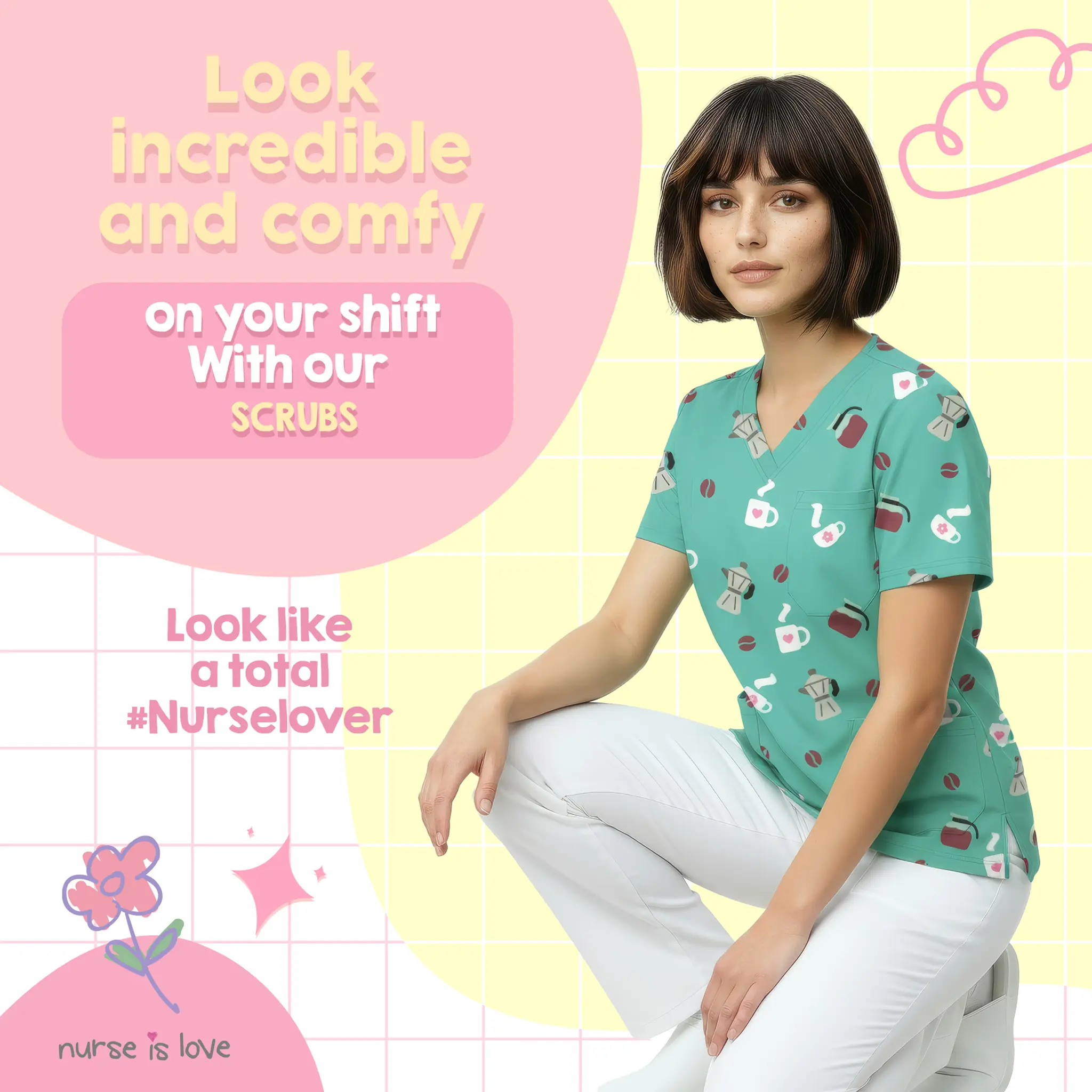 Pijama Aqua Café