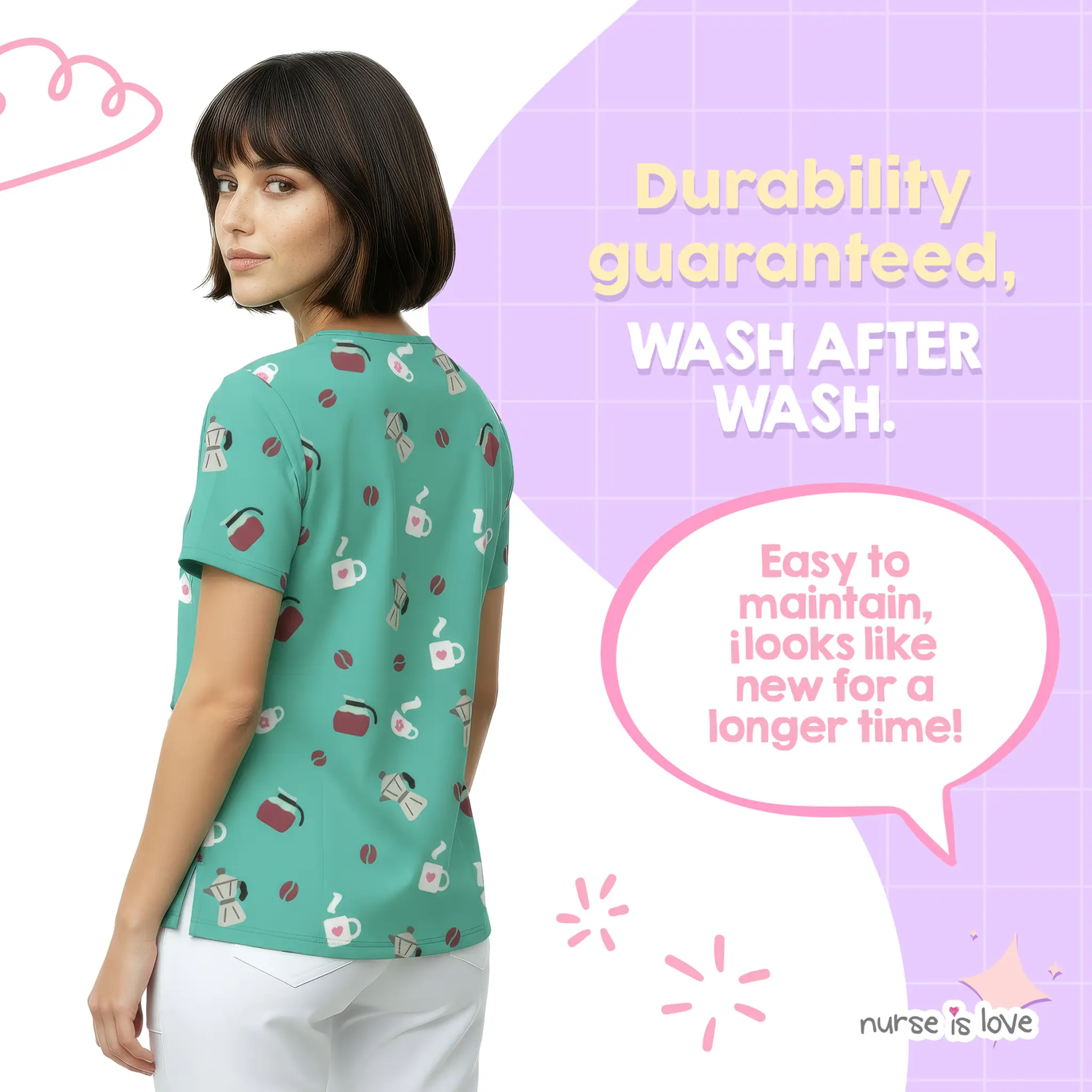 Pijama Aqua Café
