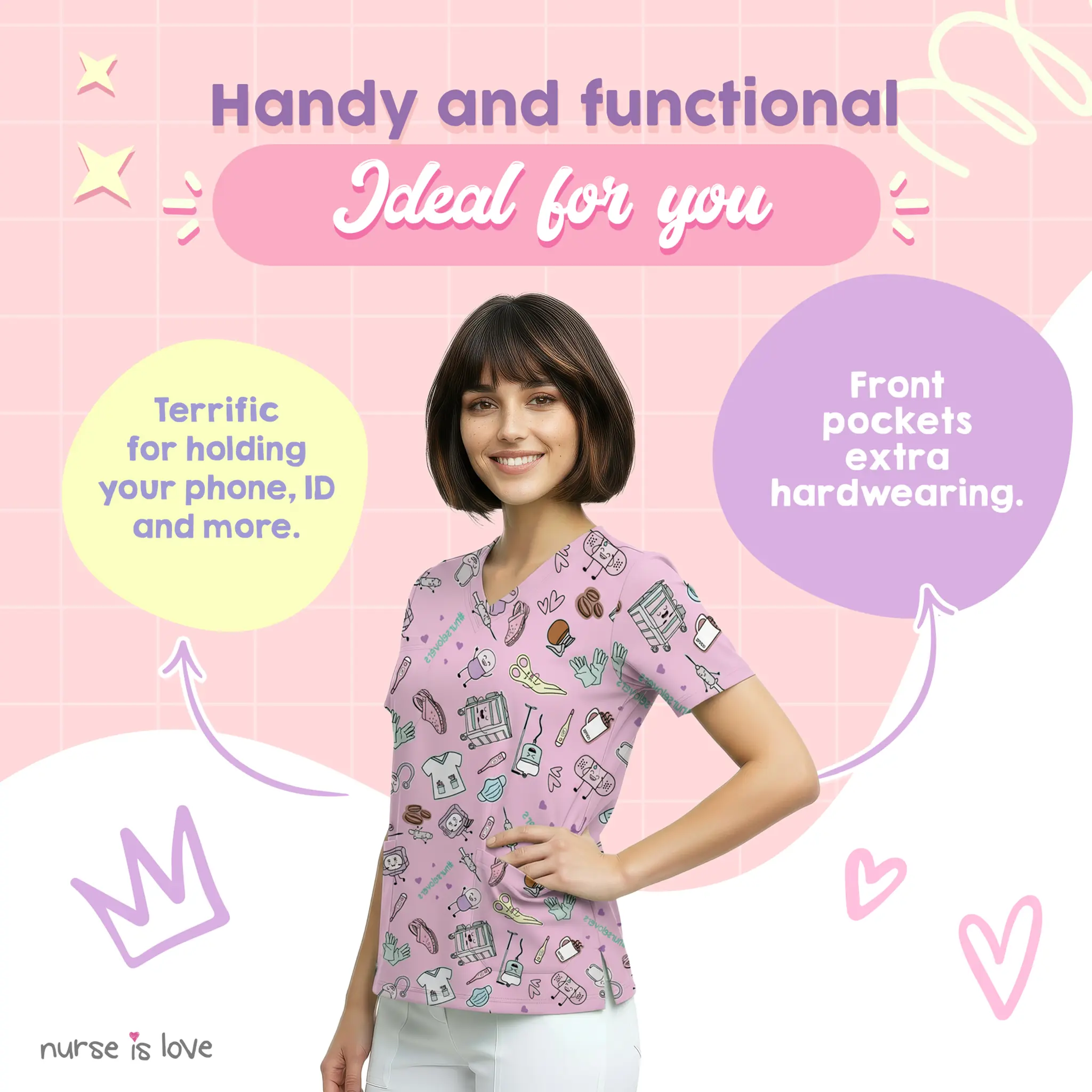 Pijama Rosa Café