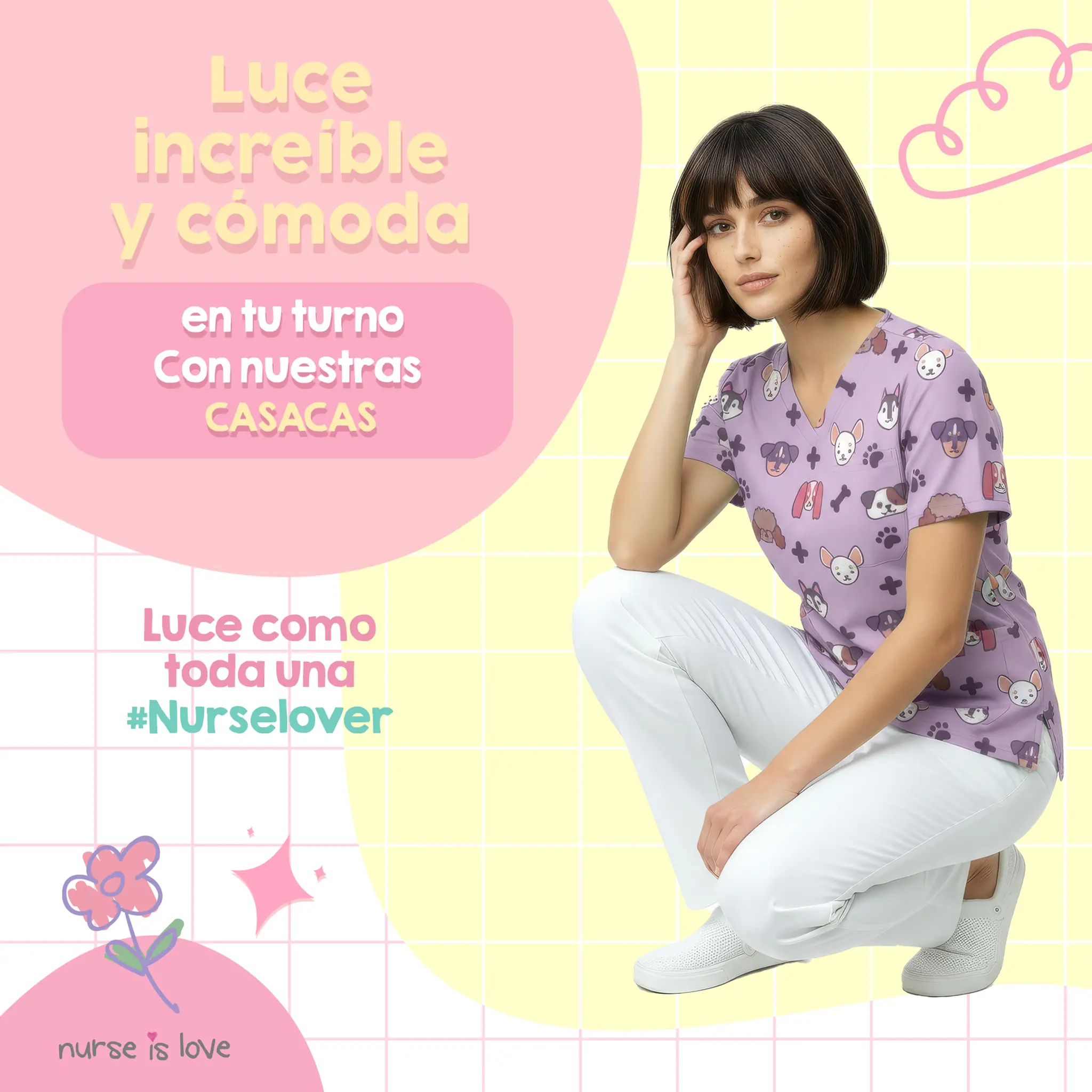 Casaca Clínica Morada