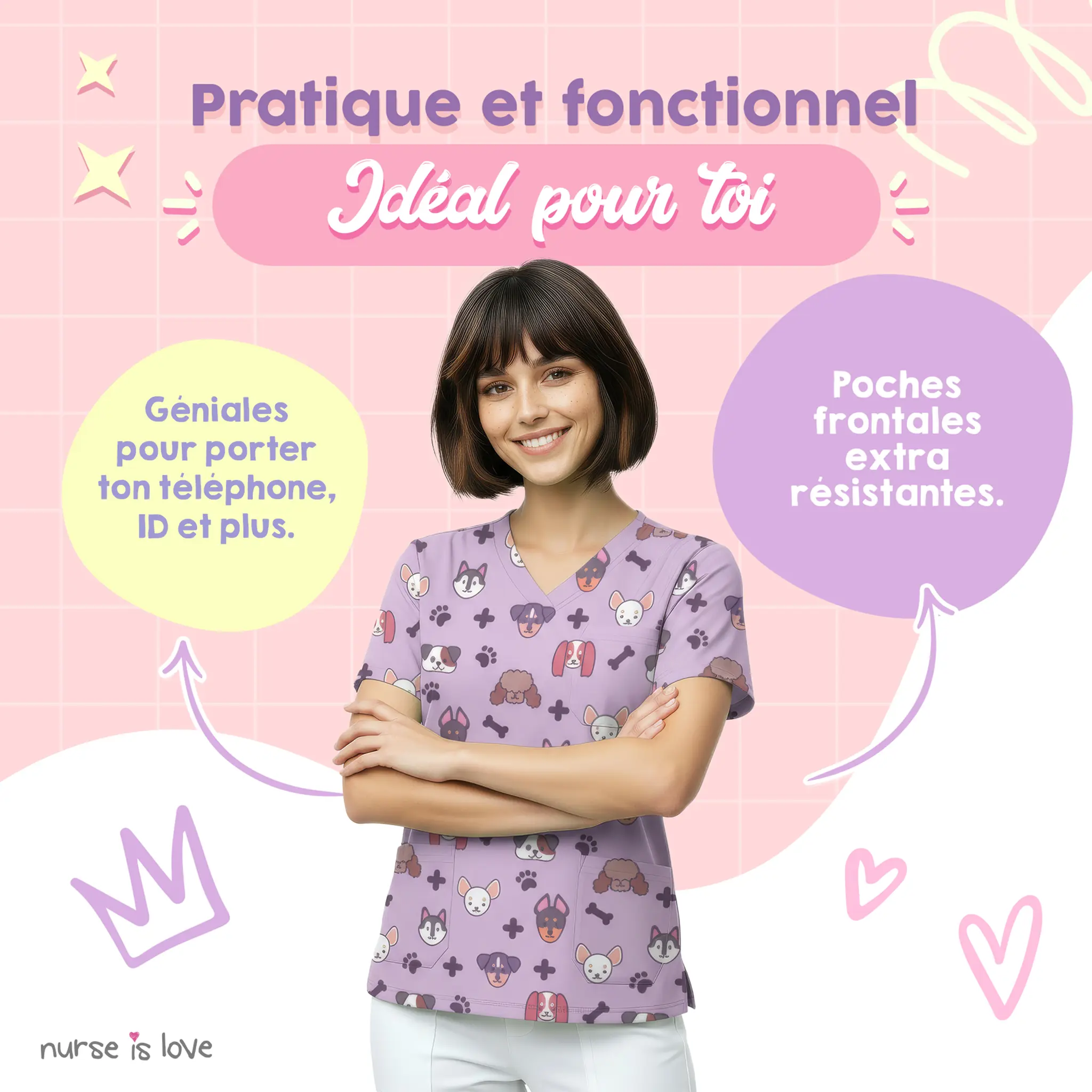 Tunique Clinique Violette
