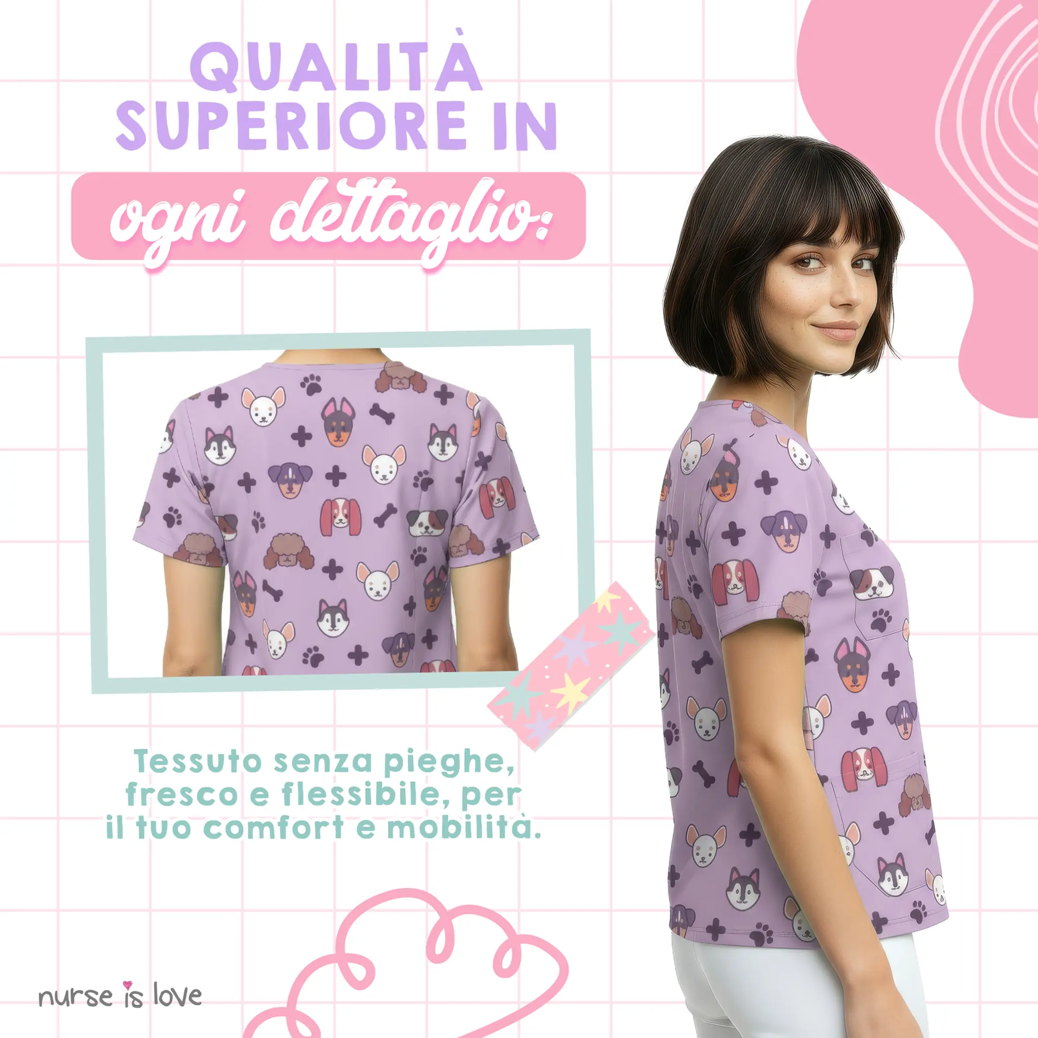 Casacca Clinica Viola