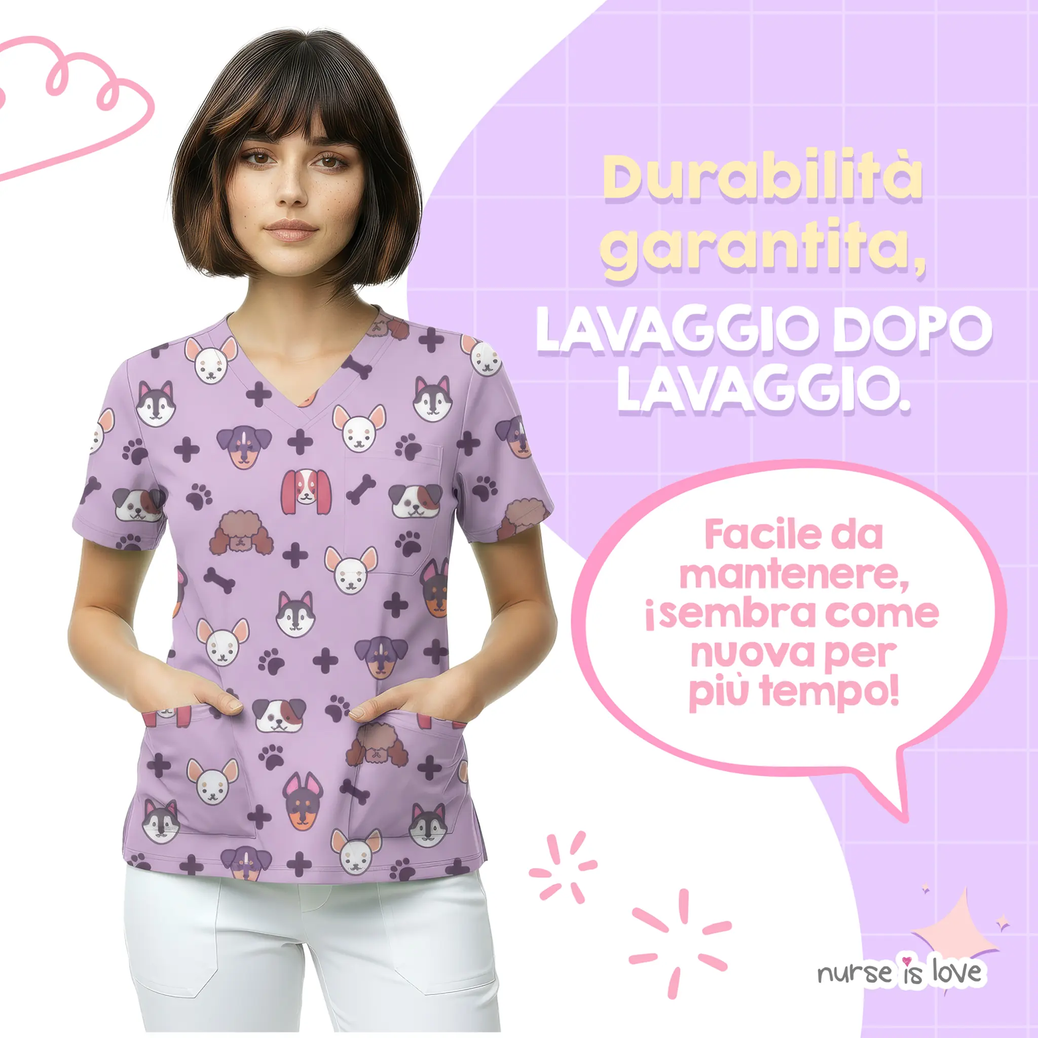 Casacca Clinica Viola