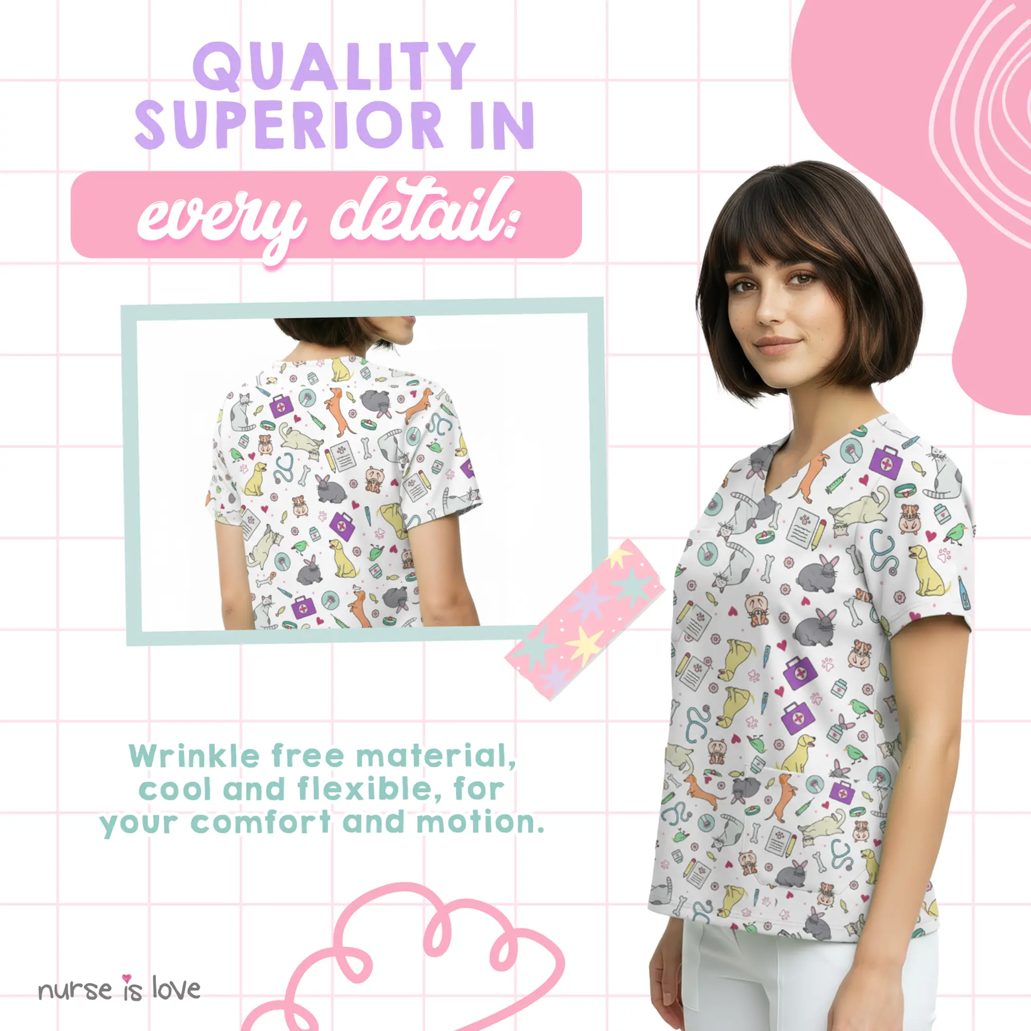 Pijama Veterinária