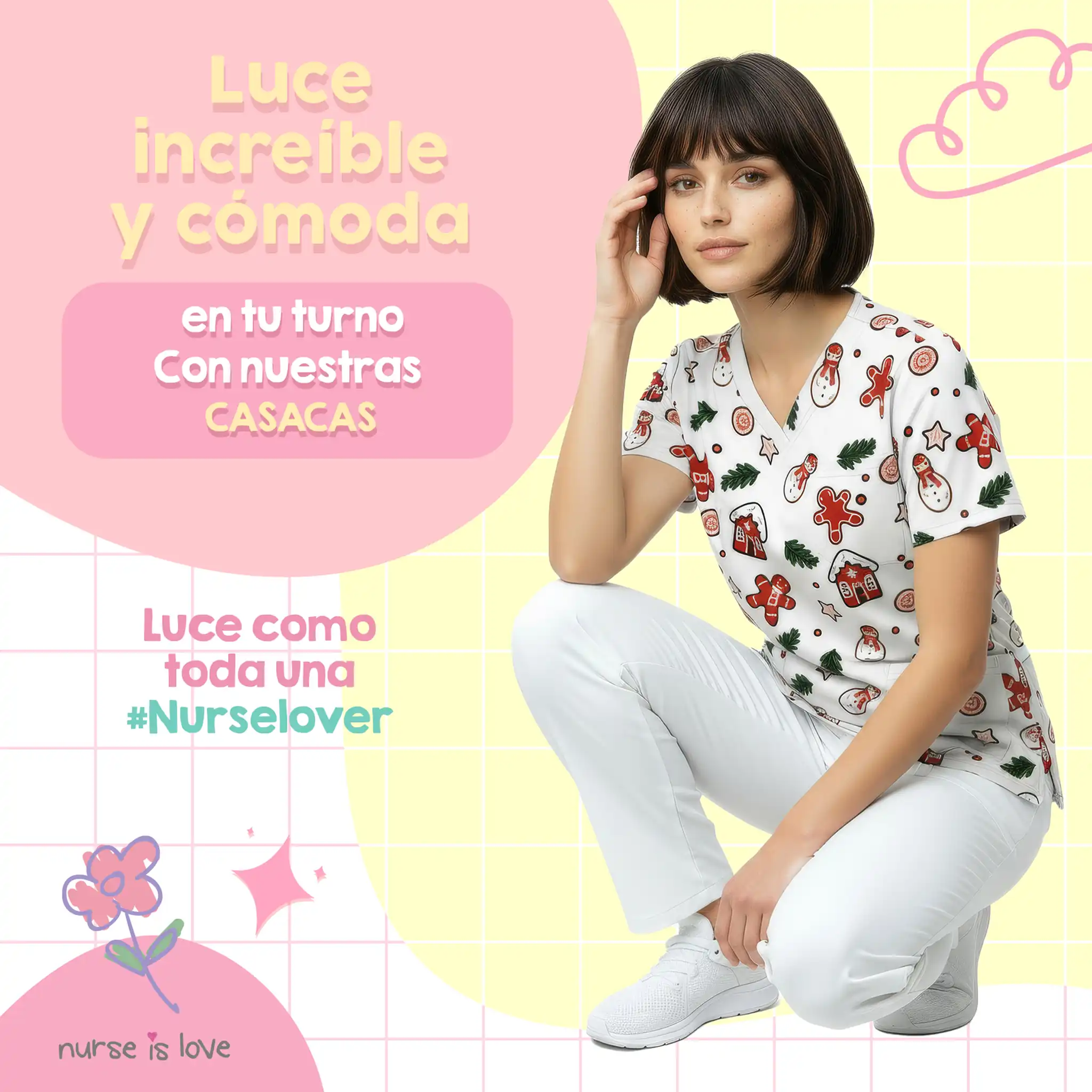 Casaca Clínica Navidad