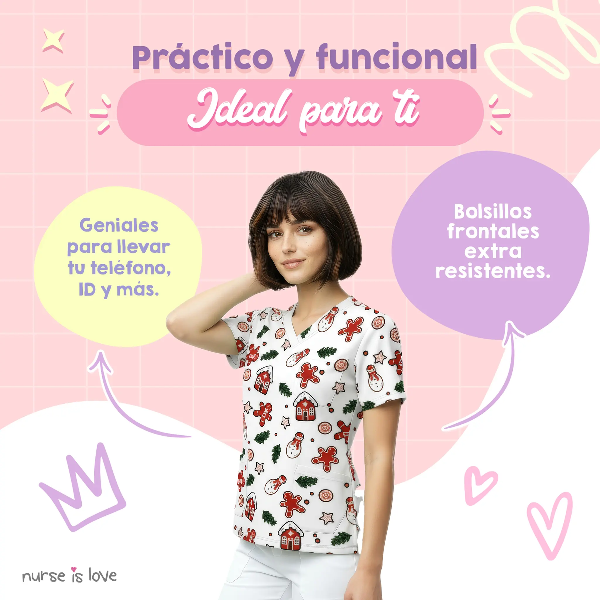 Casaca Clínica Navidad