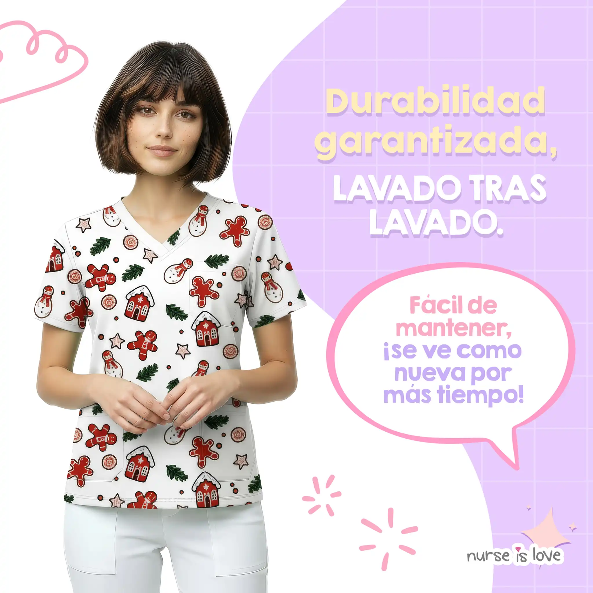Casaca Clínica Navidad