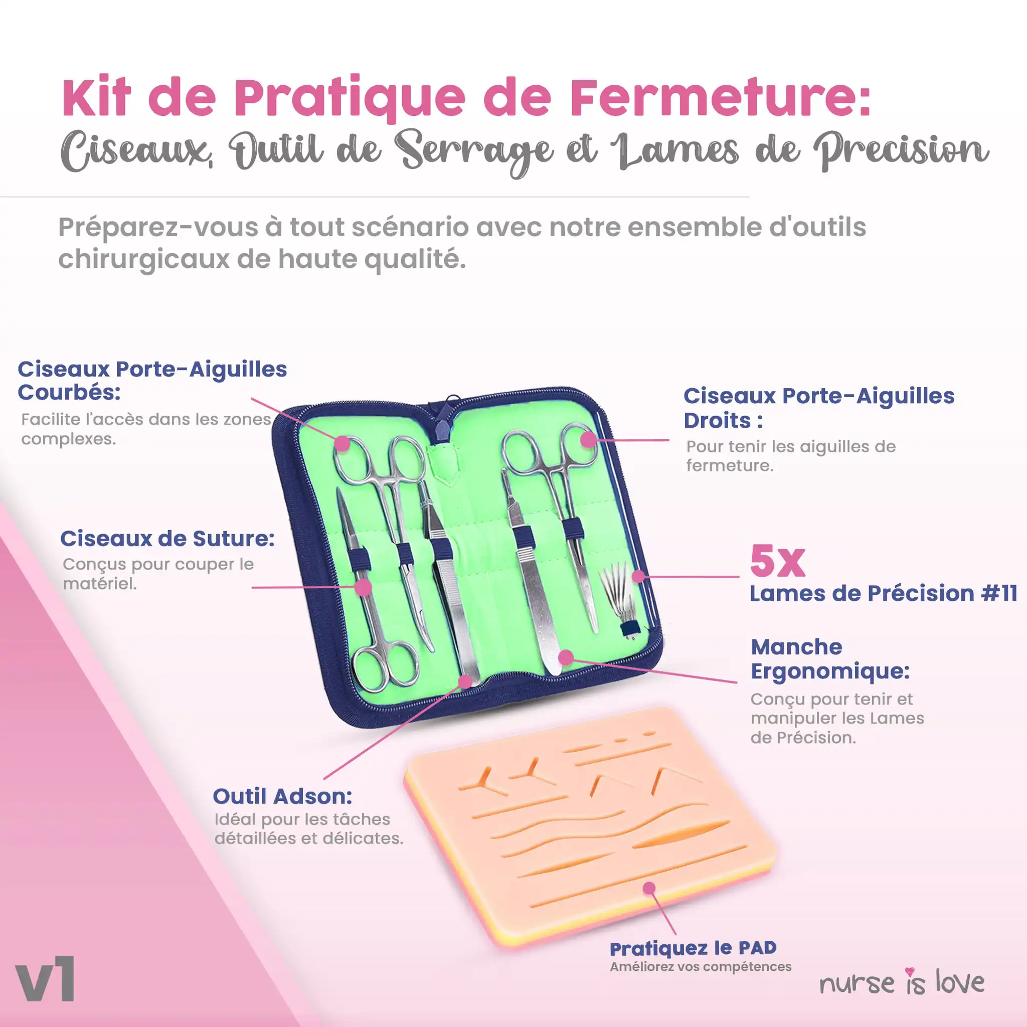 Kit de Suture d’Entraînement