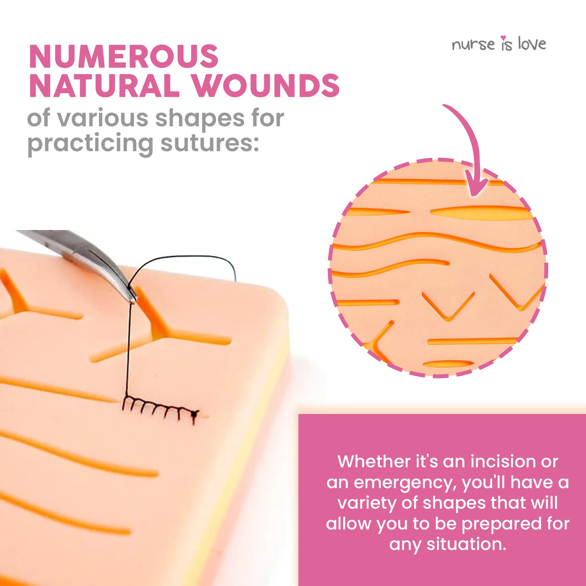 Practice Suture Pad