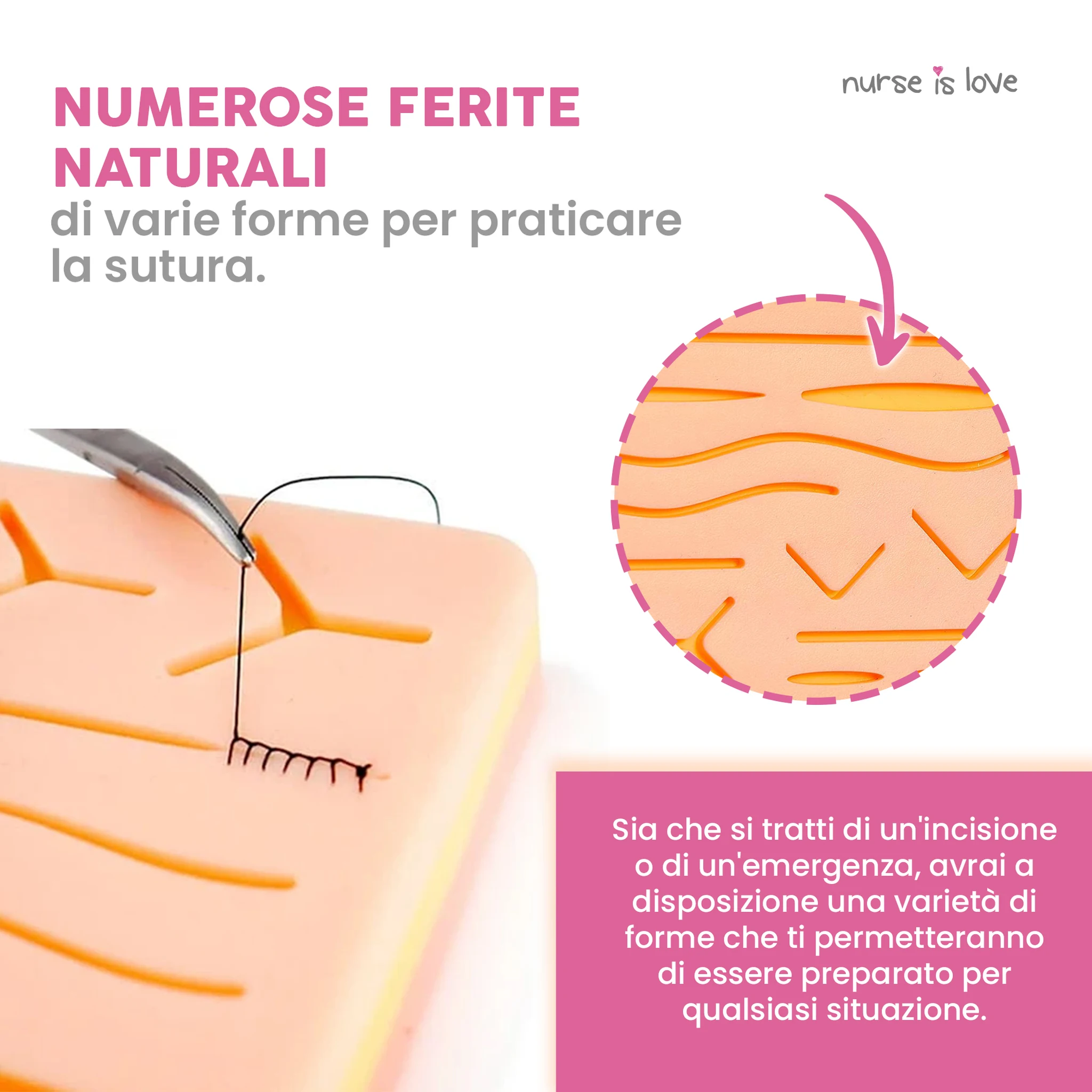 Cuscinetto per Pratica di Sutura