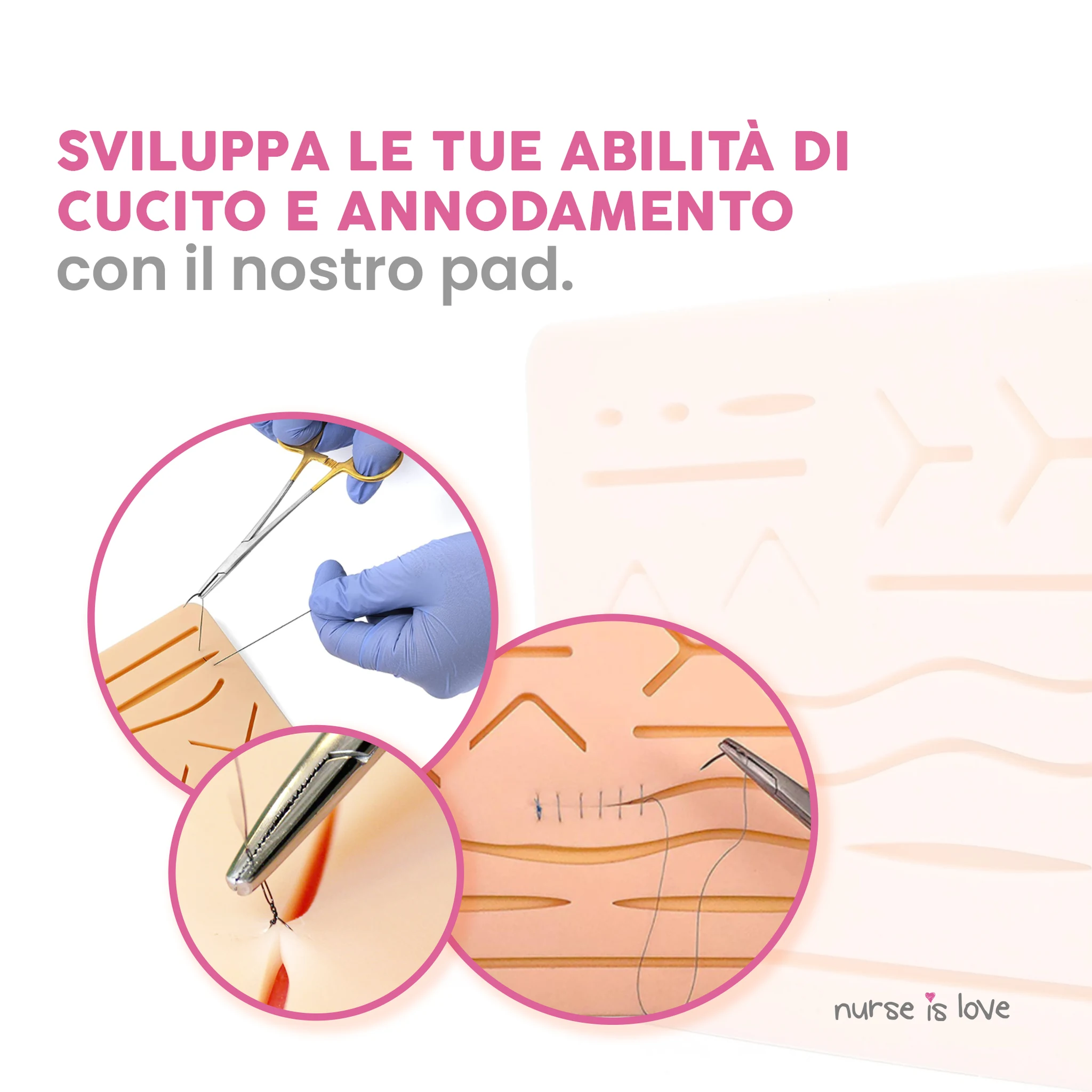 Cuscinetto per Pratica di Sutura