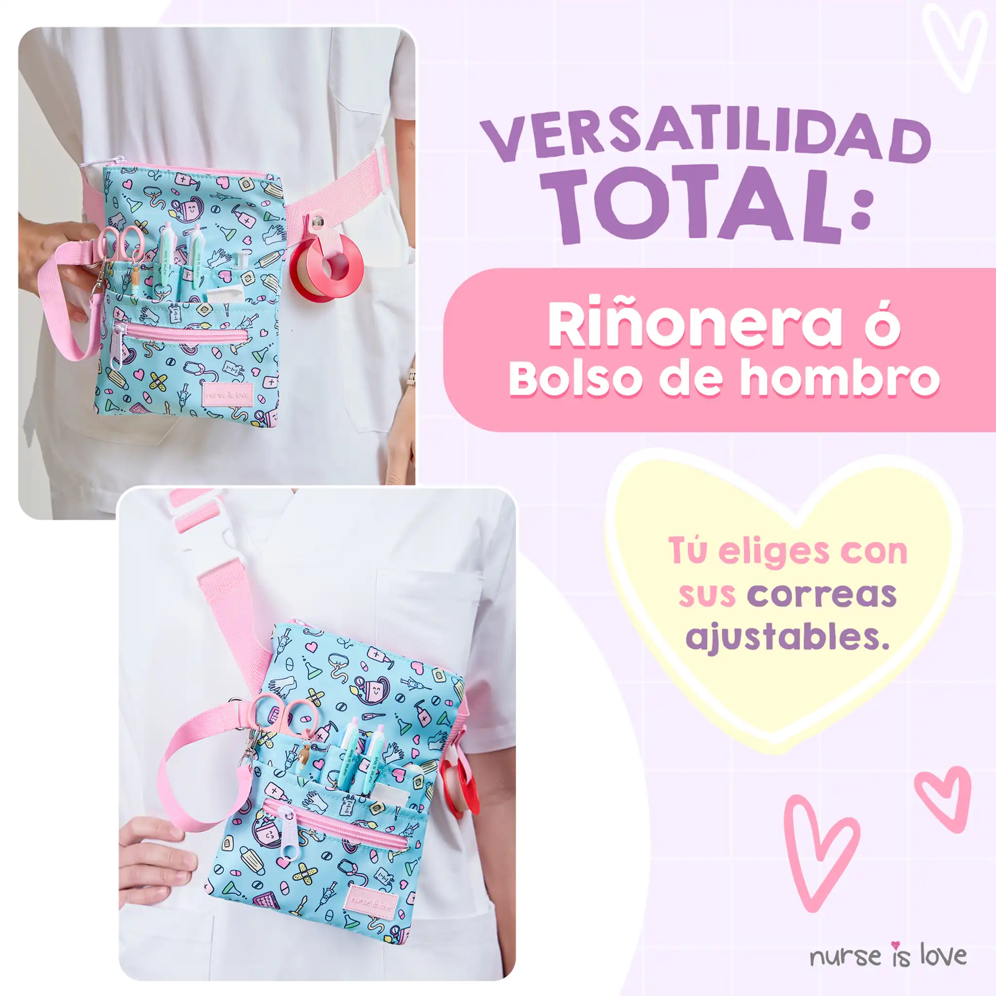 Organizador Riñonera Aqua