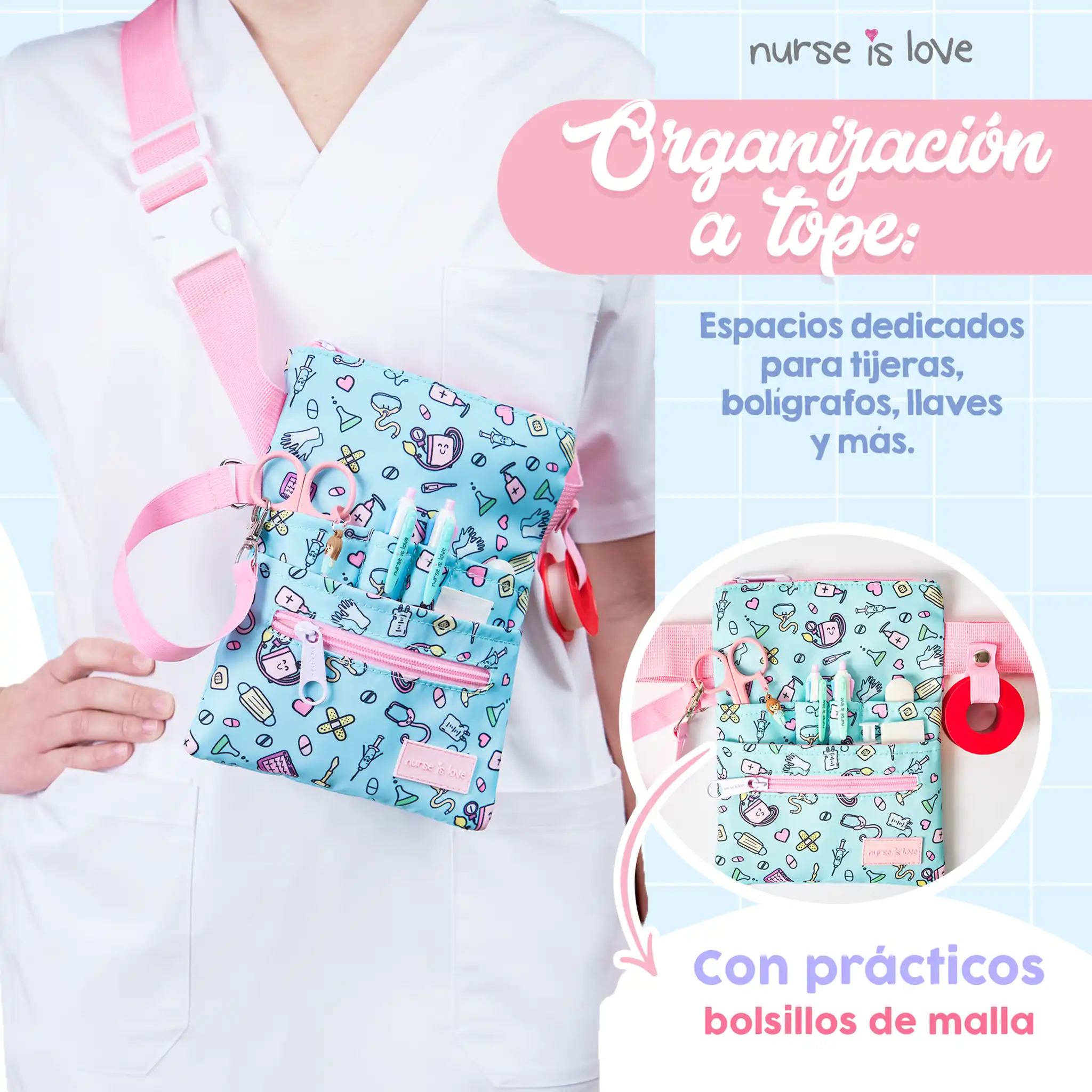 Organizador Riñonera Aqua