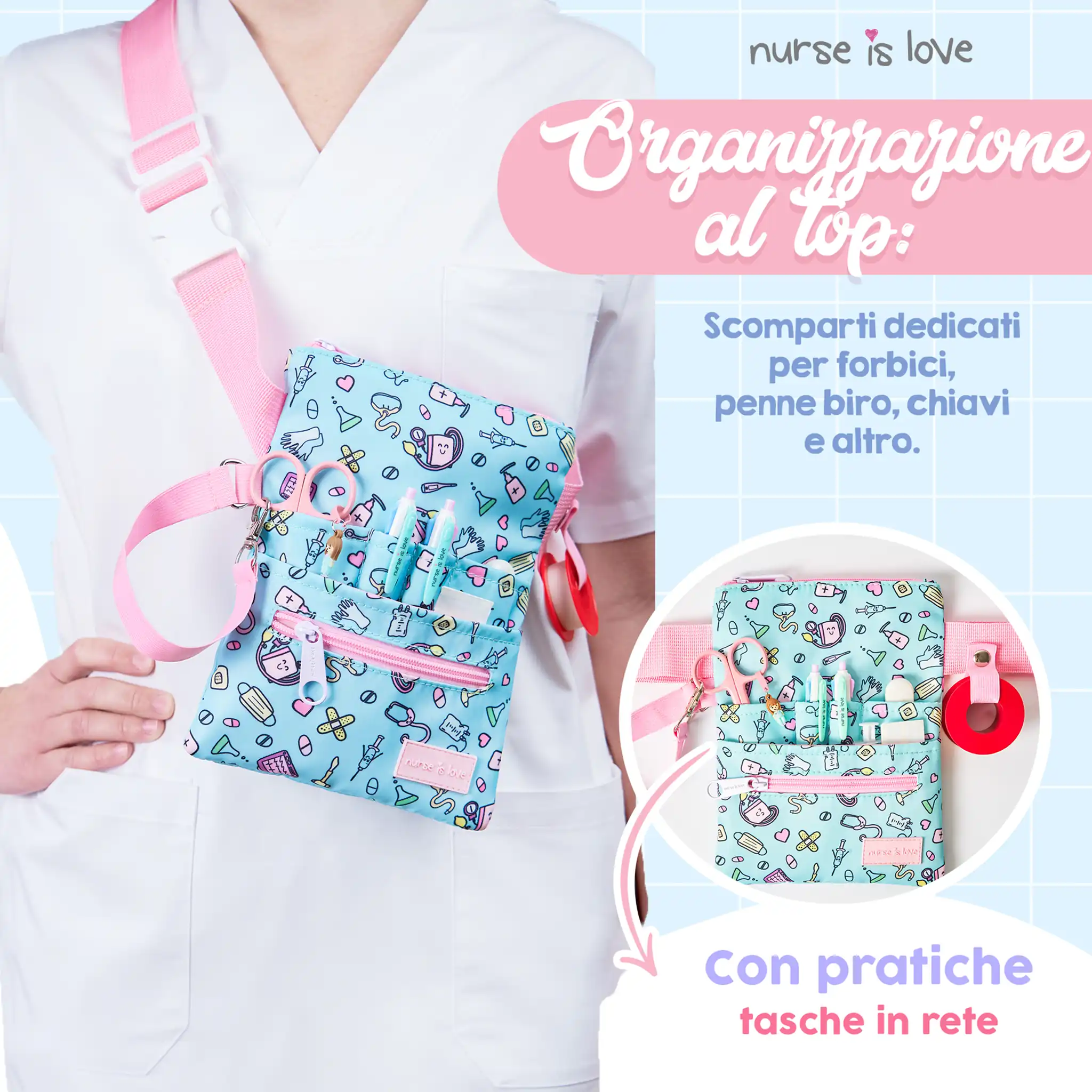 Organizzatore Marsupi Aqua